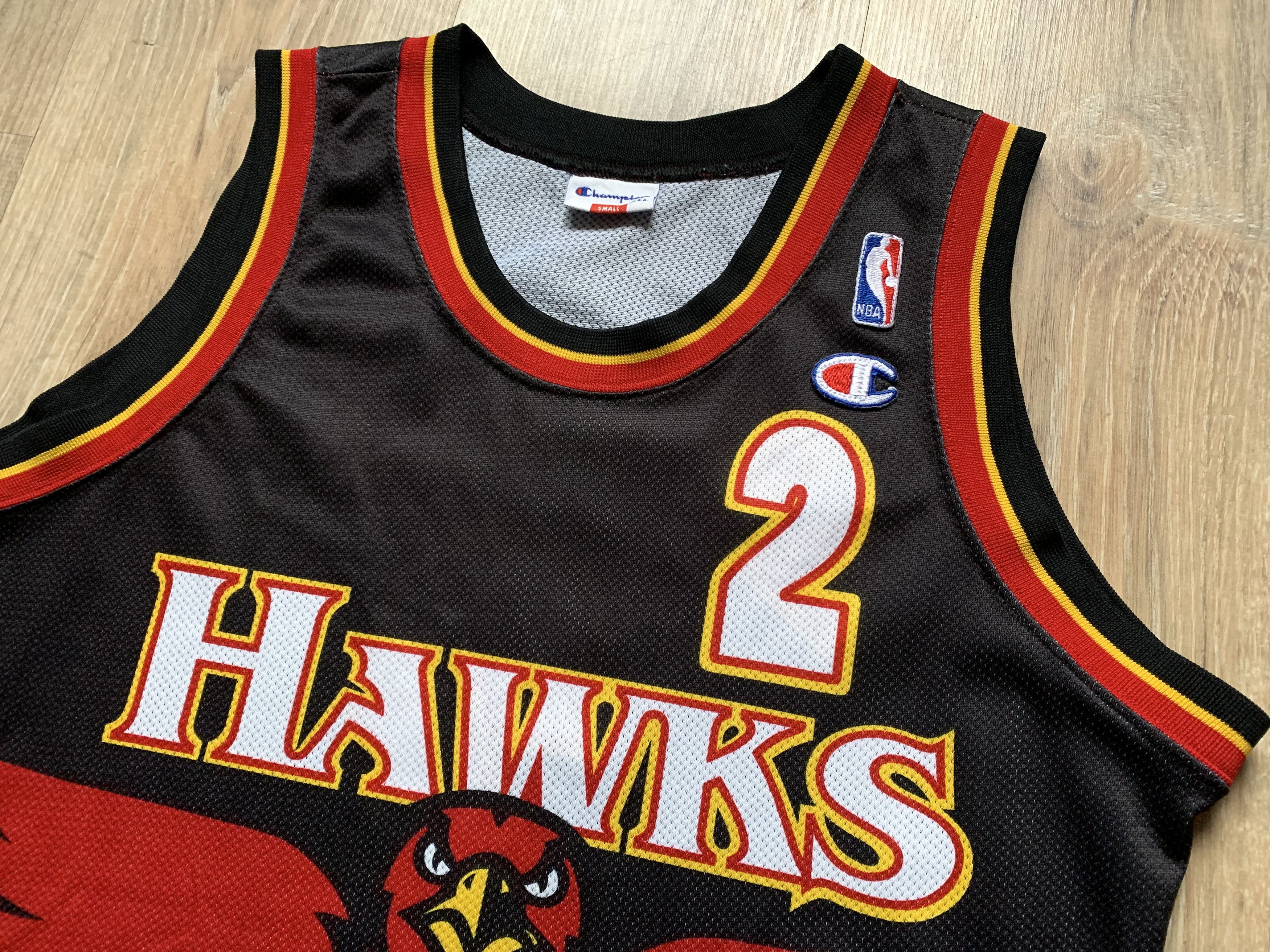 Champion × NBA × Vintage Vintage Champion Atlanta Hawks Stacey Augmon 1995 Jersey Size US S / EU 44-46 / 1 - 3 Thumbnail