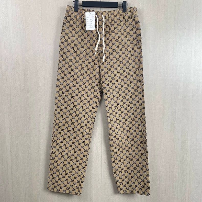 Gucci GucciBrown full-print trousers 2503-Nextarrow Size US 30 / EU 46 - 1 Thumbnail