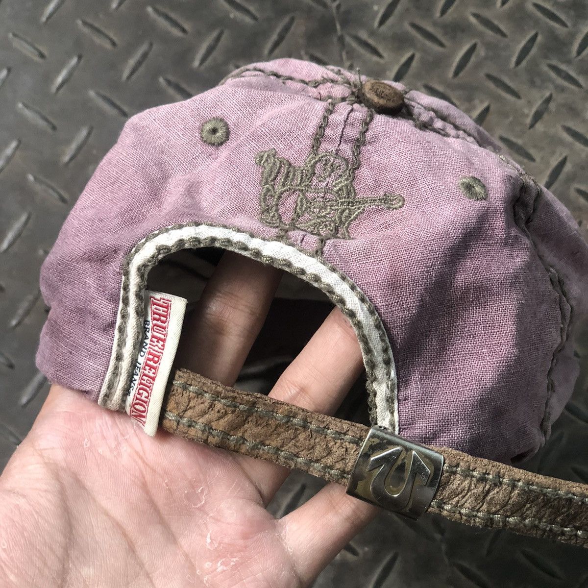 True Religion 🚫 SOLD 🚫 Vintage True Religion Distressed Hat Size ONE SIZE - 6 Thumbnail