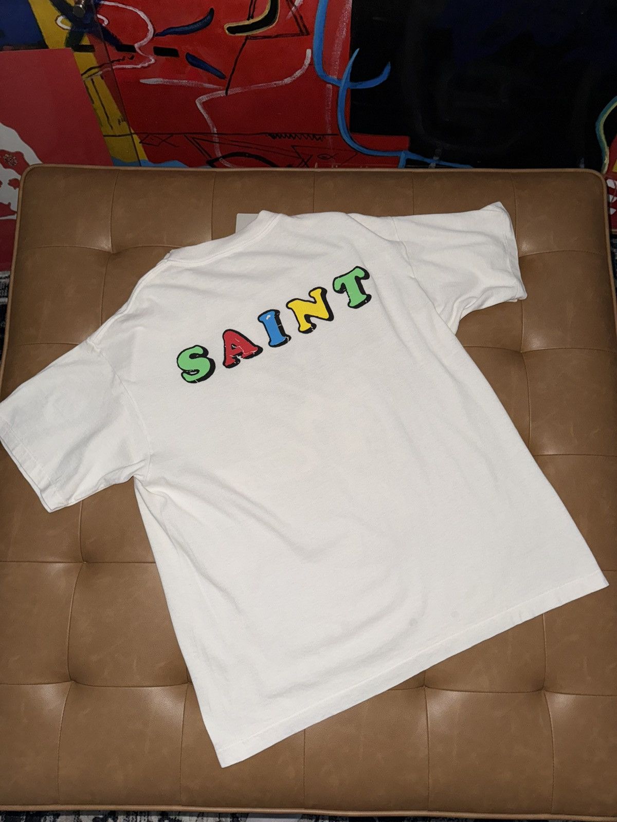 Saint Michael Saint Michael logo t shirt Size US M / EU 48-50 / 2 - 2 Thumbnail