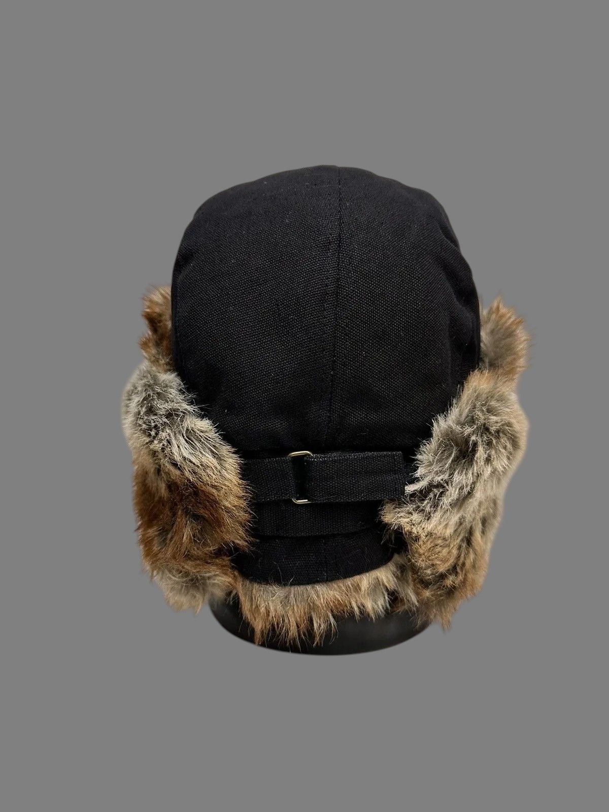 Le Grande Bleu (L.G.B.) Y2K Dickies Retro Black Trapper Hat Faux Fur Vintage Size ONE SIZE - 6 Thumbnail