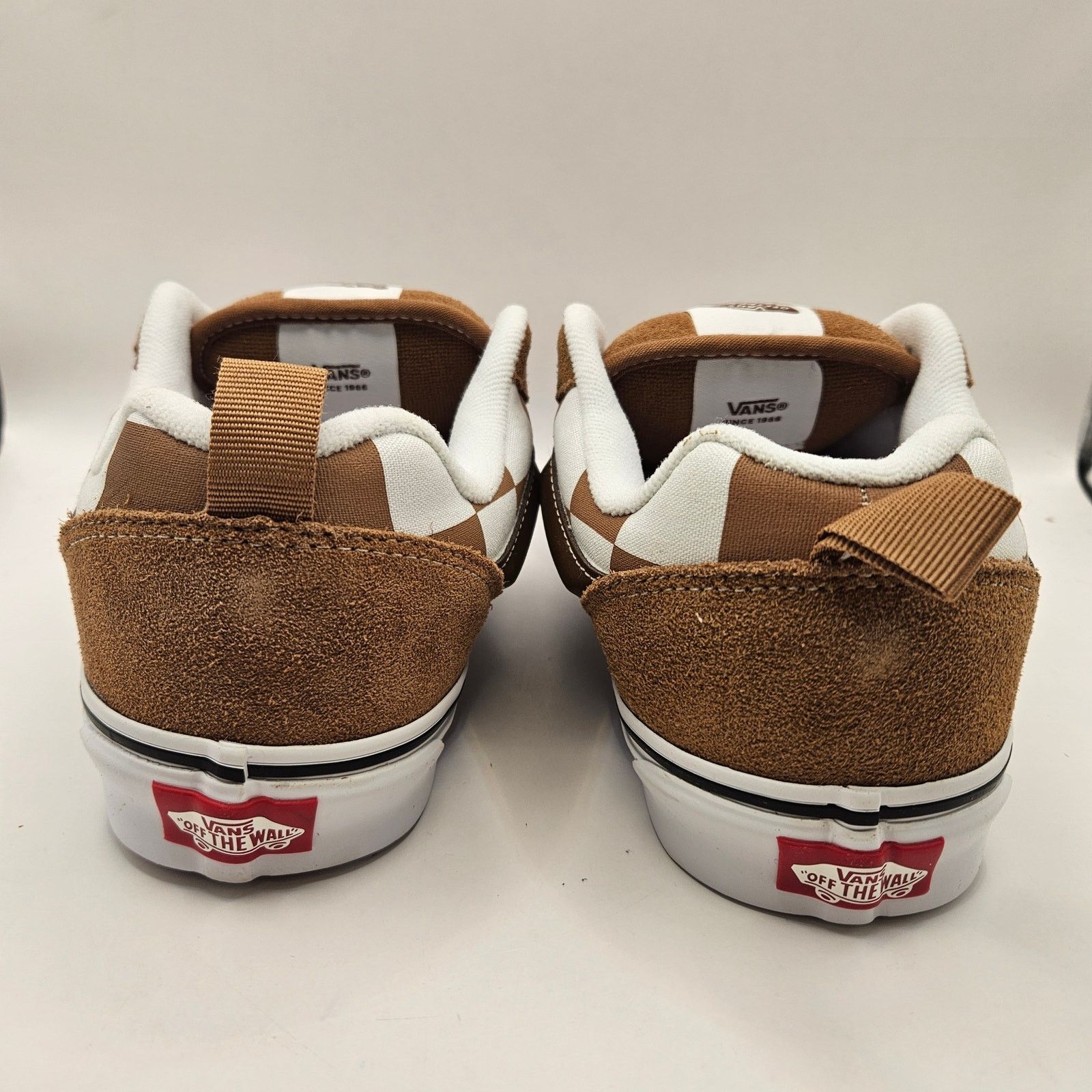 Vans VANS MEN'S 8 KNU SKOOL MEGA CHECK BROWN NWOB VN000CRPBRO Size US 8 / EU 41 - 4 Thumbnail