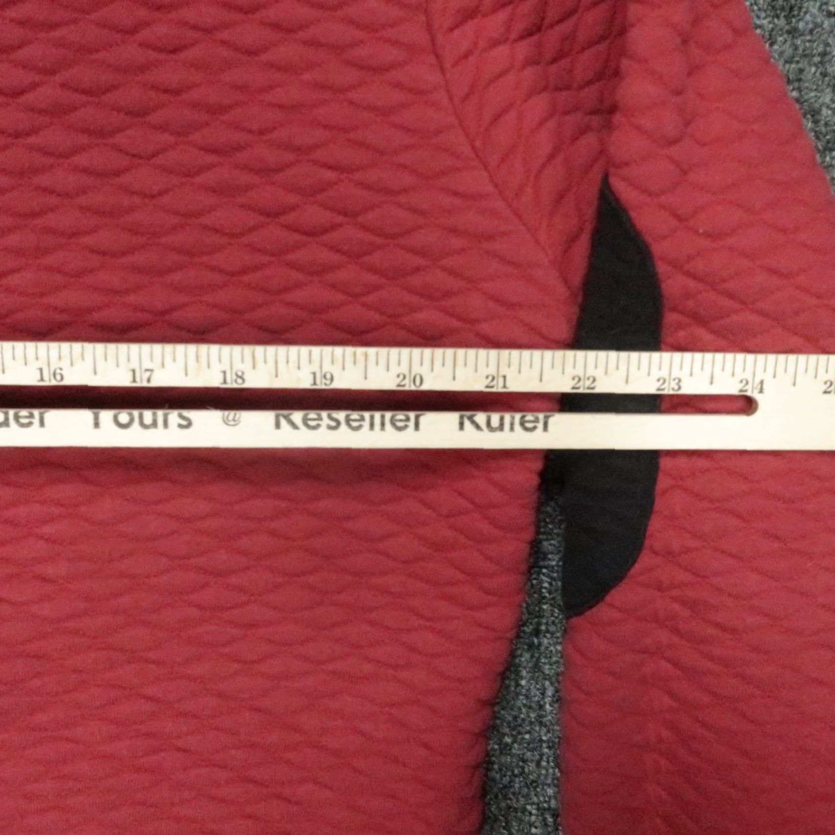 Vintage Barstool Sports Hoodie Mens M Red Quilted Pullover Knit Pocket Hooded Adjustable Drawstring Size US M / EU 48-50 / 2 - 5 Thumbnail