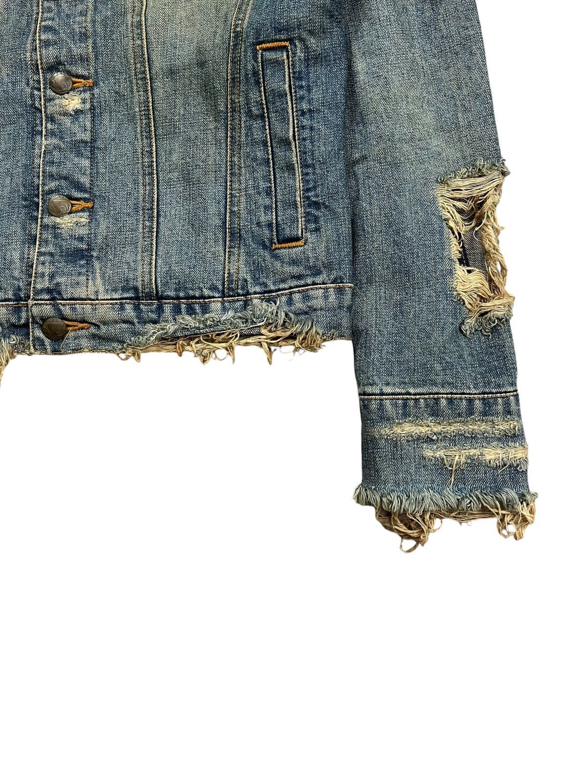 Le Grande Bleu (L.G.B.) LGB - Crash Denim Jacket Size US M / EU 48-50 / 2 - 6 Thumbnail