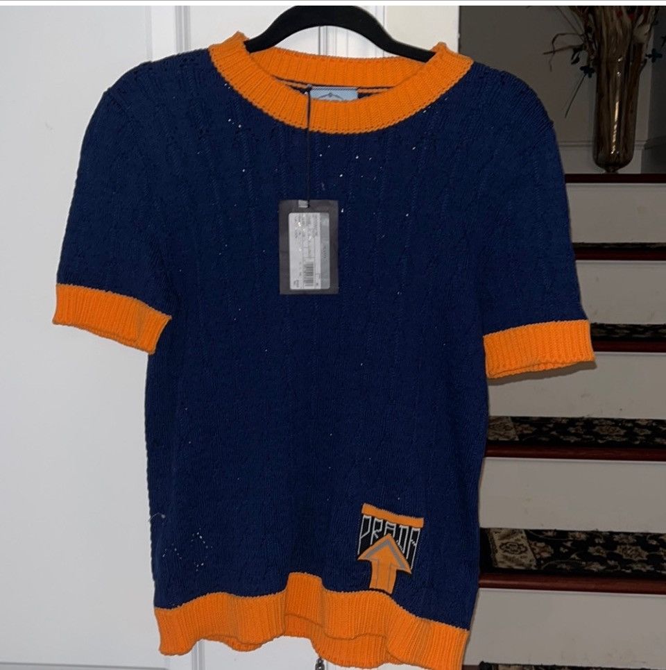 Prada Prada Argyle Stitch Sweater Size M / US 6-8 / IT 42-44 - 1 Thumbnail