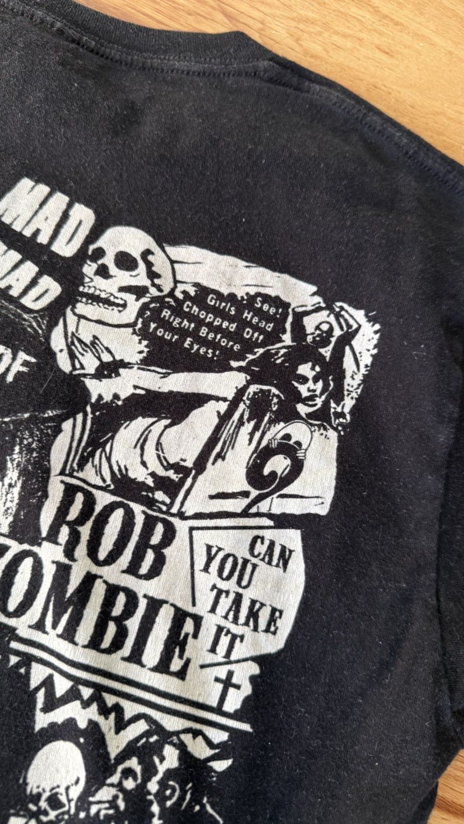 Other Rare Rob Zombie Portrait Overprint T-Shirt Sz:L White Zombie Size US L / EU 52-54 / 3 - 8 Thumbnail