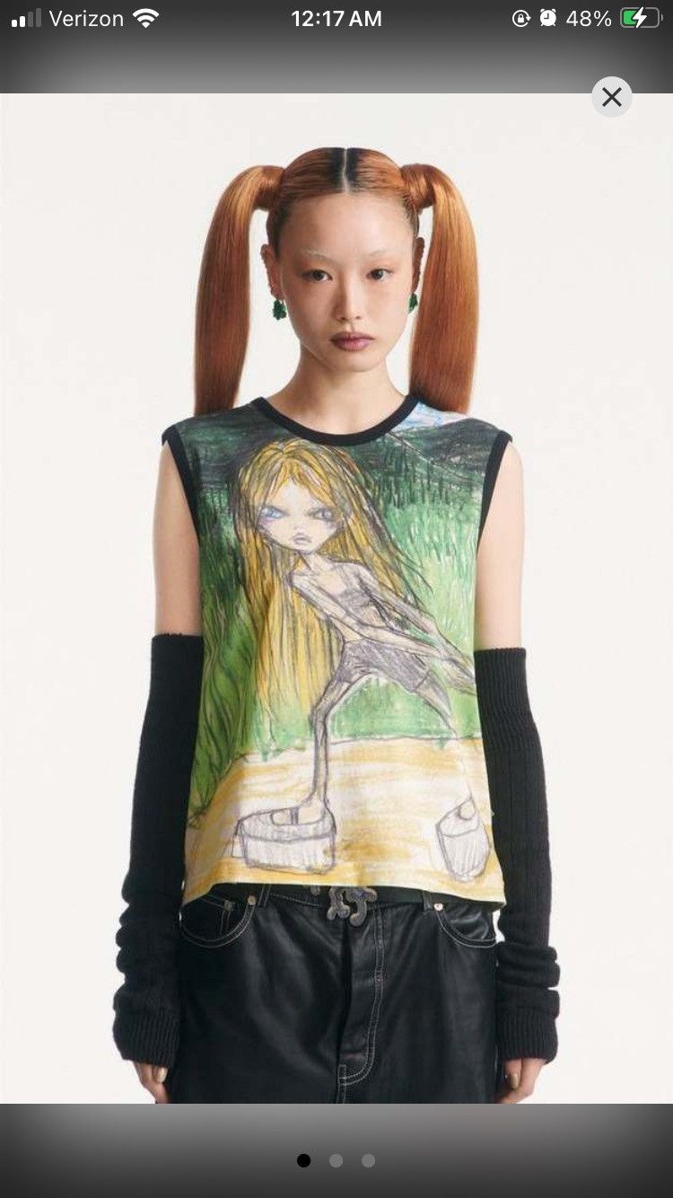 Heaven by Marc Jacobs Heaven by Marc Jacob yellow rose corp top
