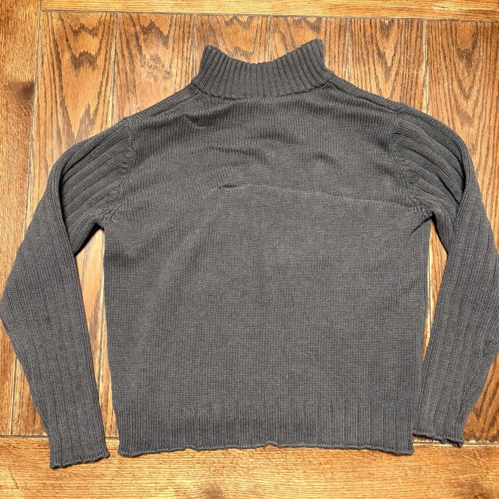 Polo Ralph Lauren Polo Ralph Lauren Sweater Mens XL Gray 1/4 Zip Knit Sweatshirt VG Size US XL / EU 56 / 4 - 4 Thumbnail