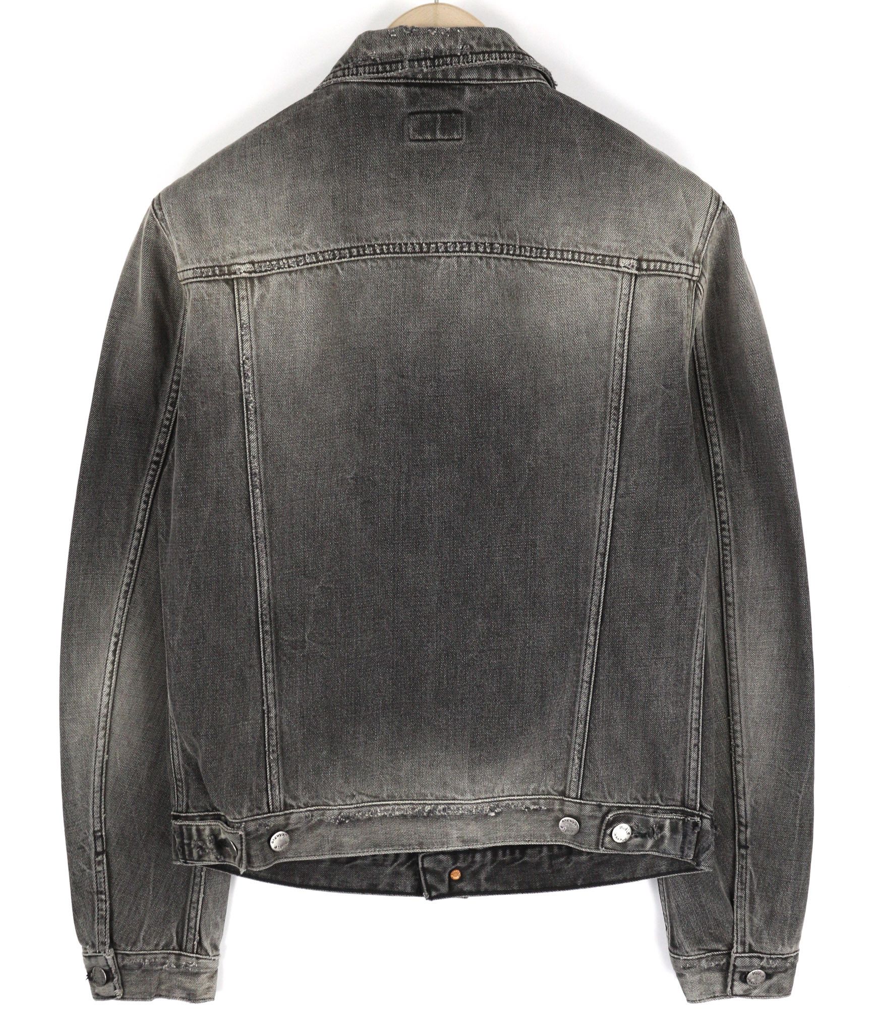 Nudie Jeans M Grey Washed Denim Jacket 81053 Size US M / EU 48-50 / 2 - 2 Thumbnail