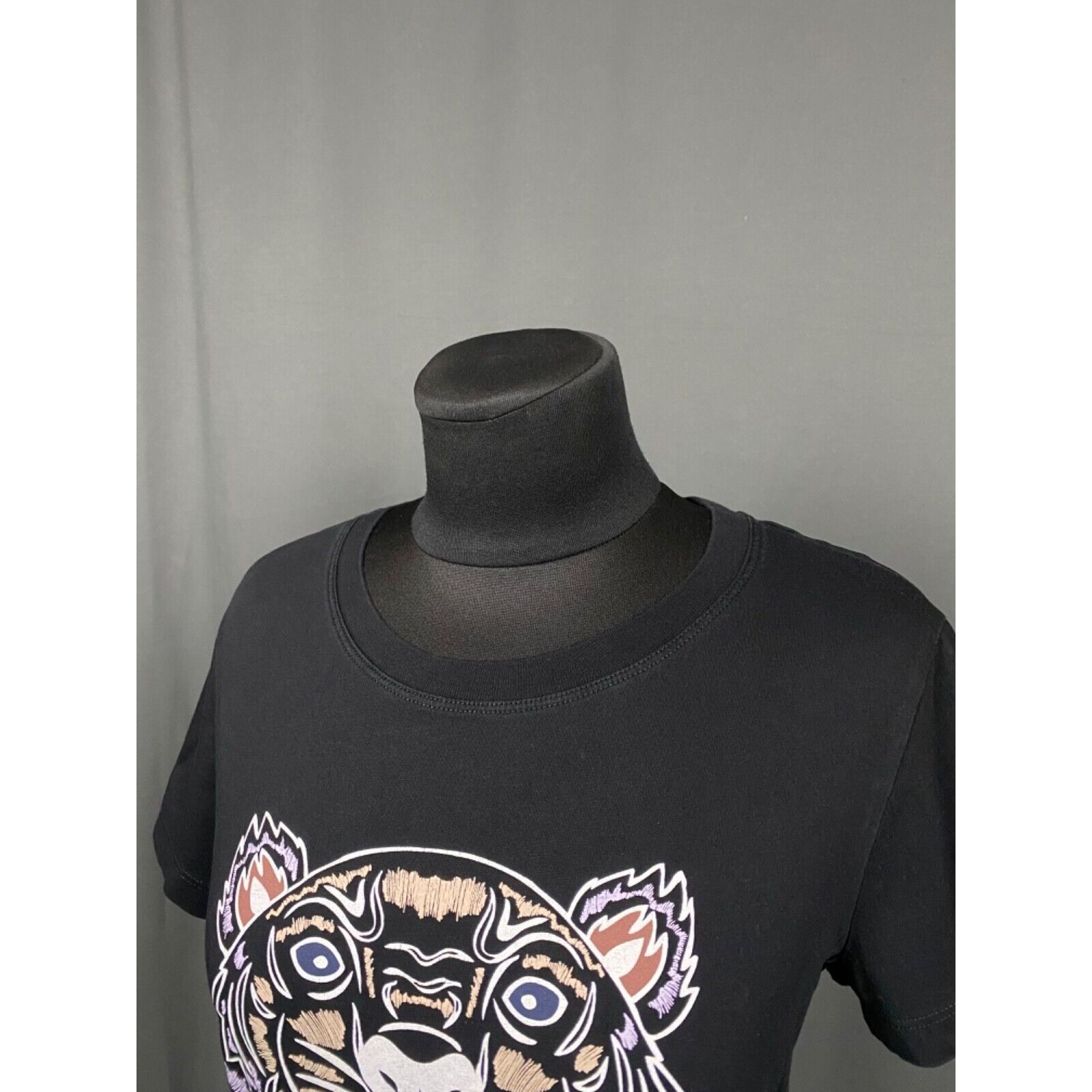 Kenzo MINT! Kenzo Big Logo Women's Black T-Shirt Size S Size S / US 4 / IT 40 - 5 Thumbnail
