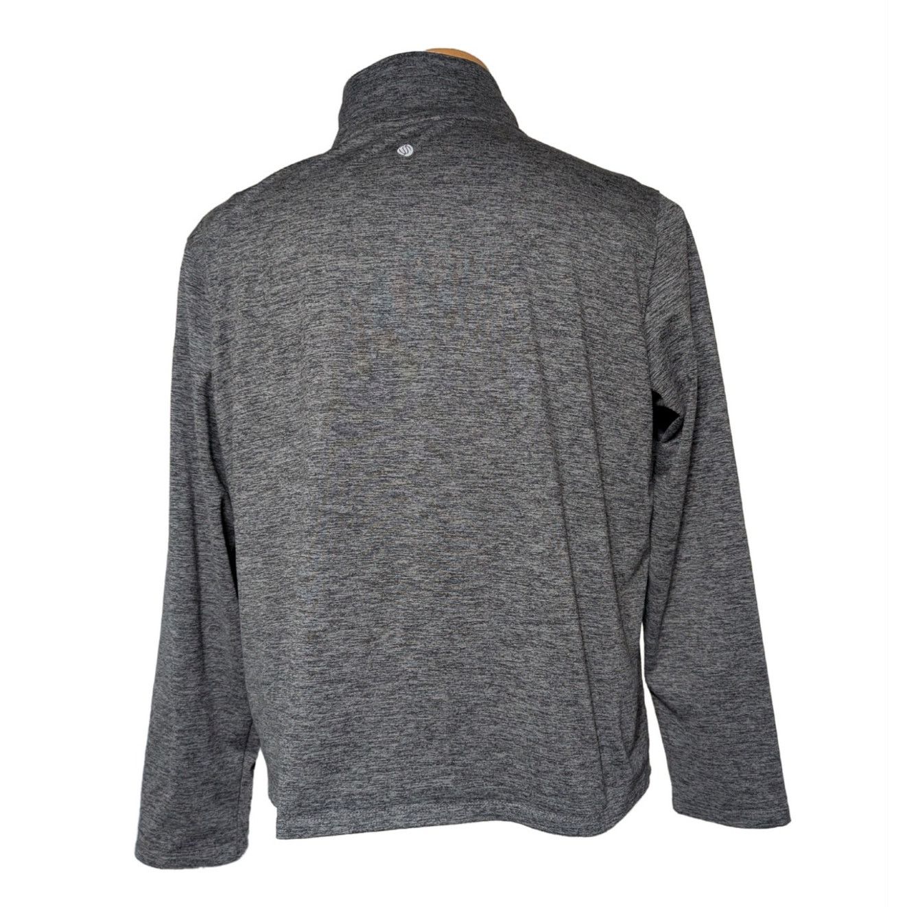 Unknown London Stretch the Rules Gray Quarter Zip Pullover XL Athletic Top Size L / US 10 / IT 46 - 3 Thumbnail