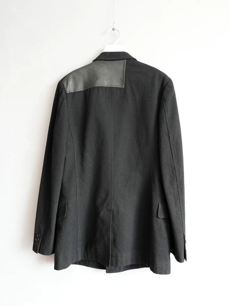 Yohji Yamamoto Yohji Yamamoto13 AW Parched Leather Zip Show Jacket 2503-Ne Size US M / EU 48-50 / 2 - 6 Thumbnail