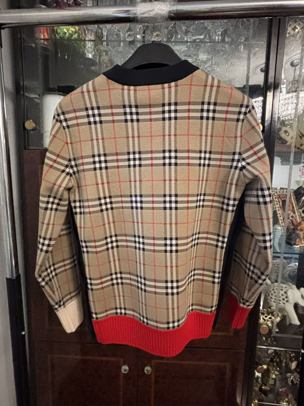 Burberry Burberry Nova Check Jacquard Sweater Authentic New Size L Size US L / EU 52-54 / 3 - 2 Thumbnail
