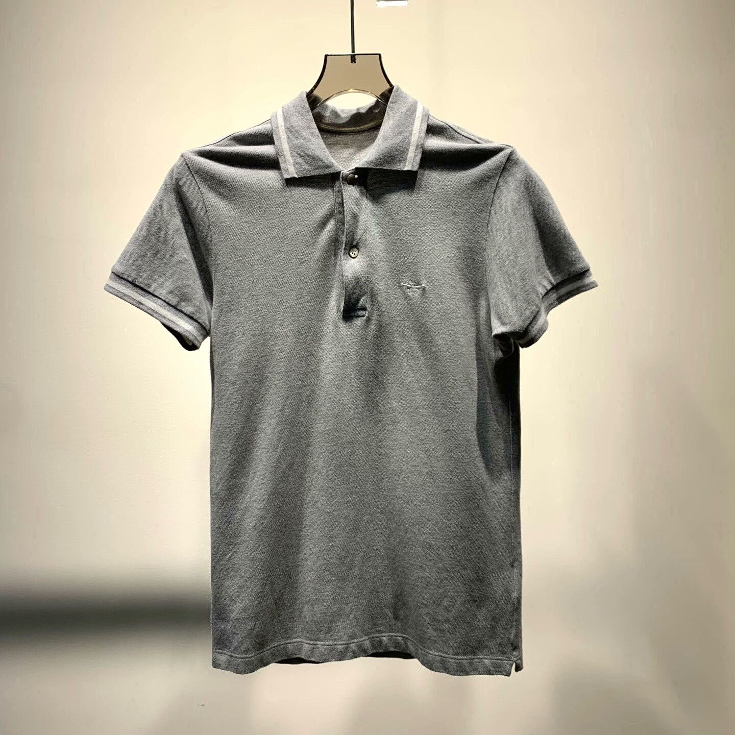 Dior Dior Embroidered Gray Polo 46 Men Size US L / EU 52-54 / 3 - 1 Thumbnail