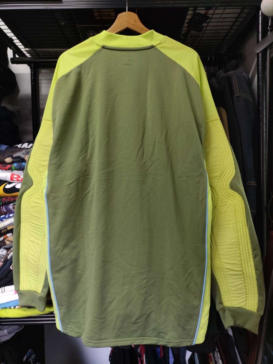 Nike Vtg 00's Nike Club America Goalkeeper Long Sleeved Jersey Size US XL / EU 56 / 4 - 10 Thumbnail