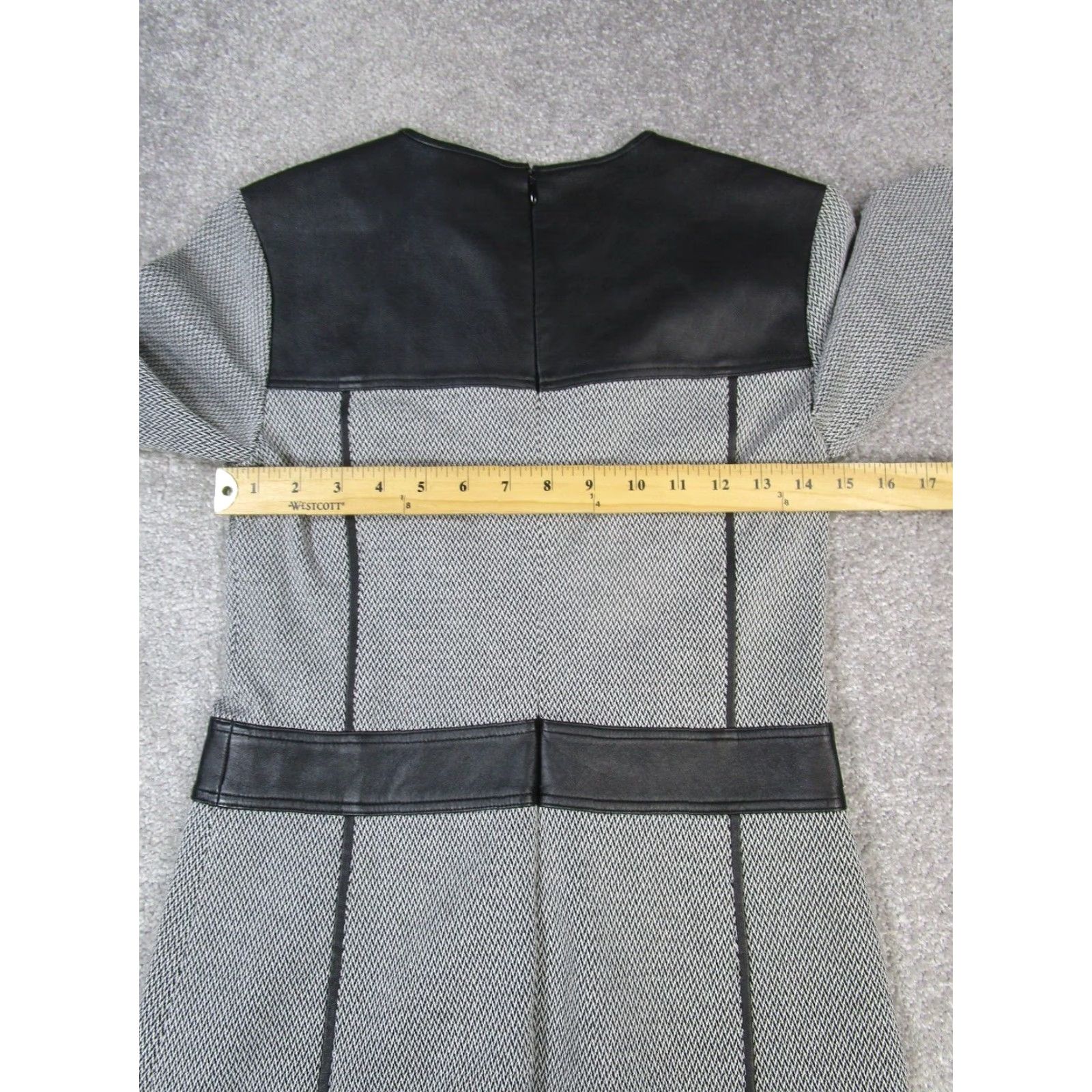 Theory VINTAGE Theory Dress Womens 6 Gray Black Blouson Shirt Womens Adult 6 Gray Blouson Theory Dress Size M / US 6-8 / IT 42-44 - 5 Thumbnail