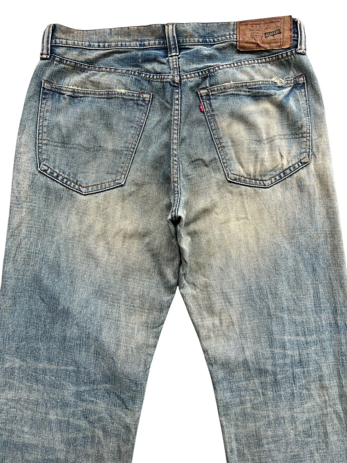 Vintage GL Heart Distressed Baggy Mudwash Denim Jeans 37x31 Size US 37 - 4 Thumbnail