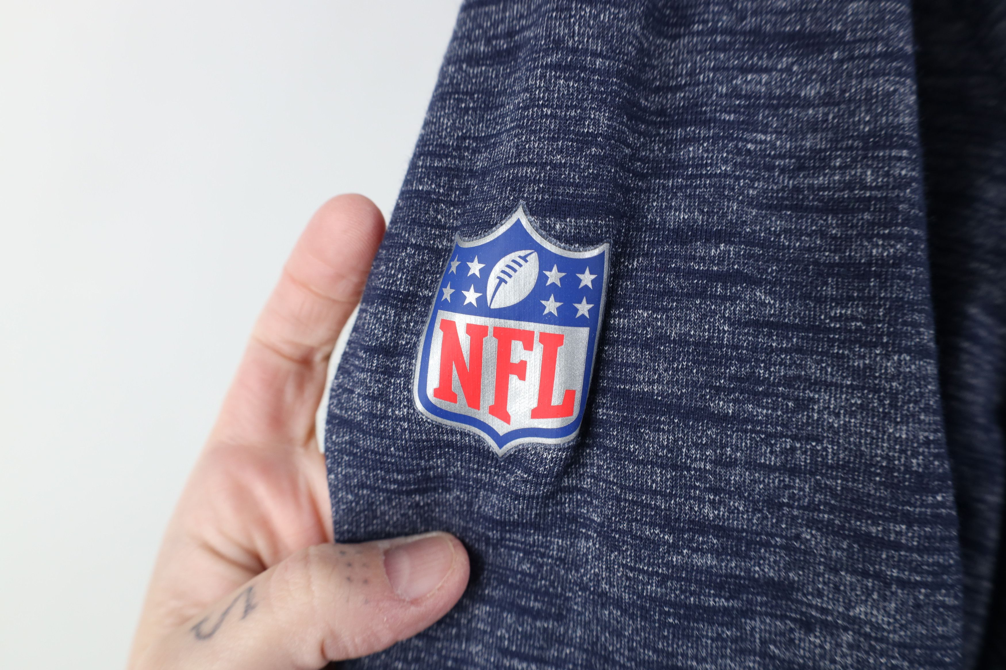Nike Nike On Field Seattle Seahawks Football Hooded T-Shirt Blue Size US XXL / EU 58 / 5 - 8 Thumbnail