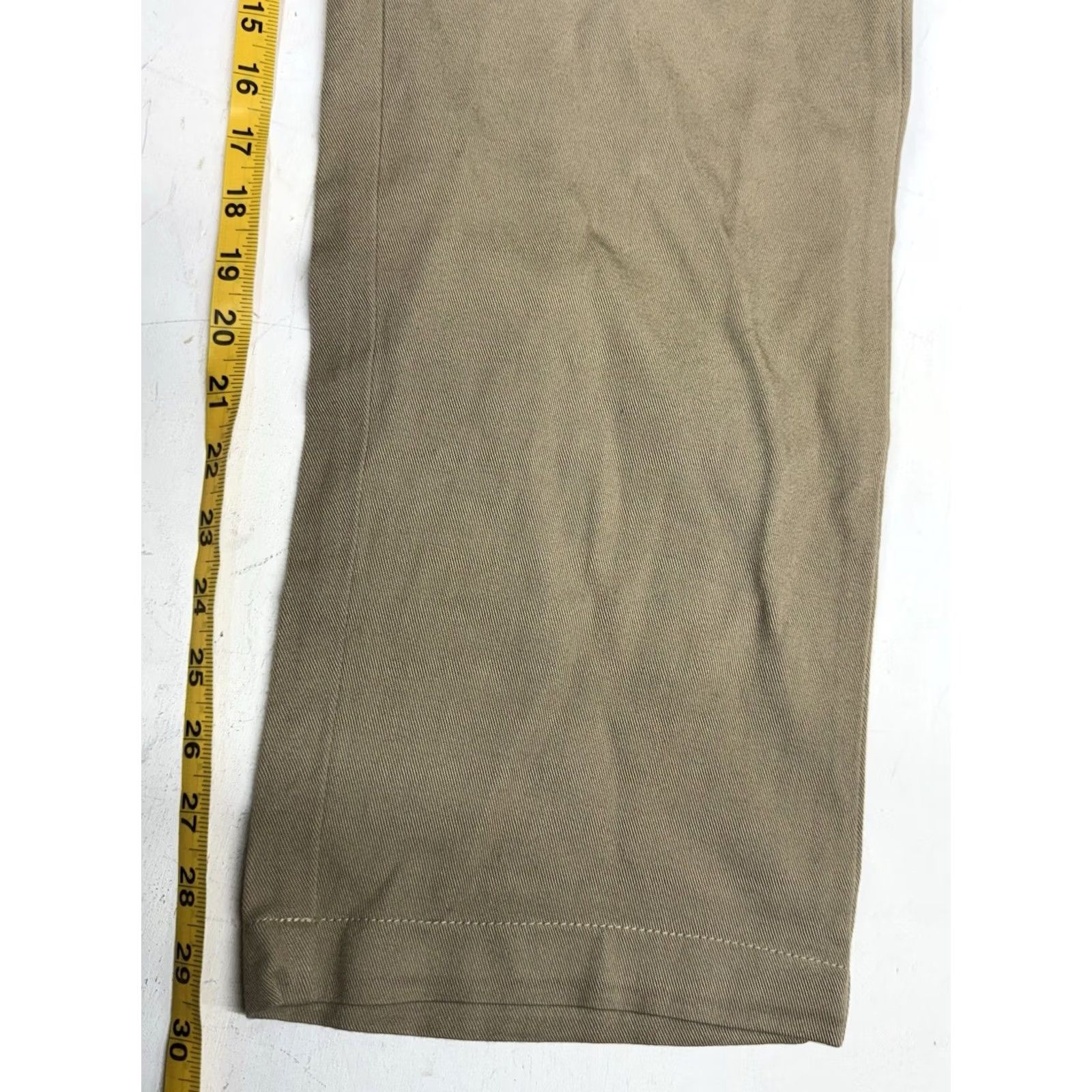 Vintage HISTORICAL EMPORIUM Khaki Pants 36x30 Chino Straight 5-Pocket Men Beige Cotton High Rise Front Zipper Button Shirt? Size US 36 / EU 52 - 5 Thumbnail
