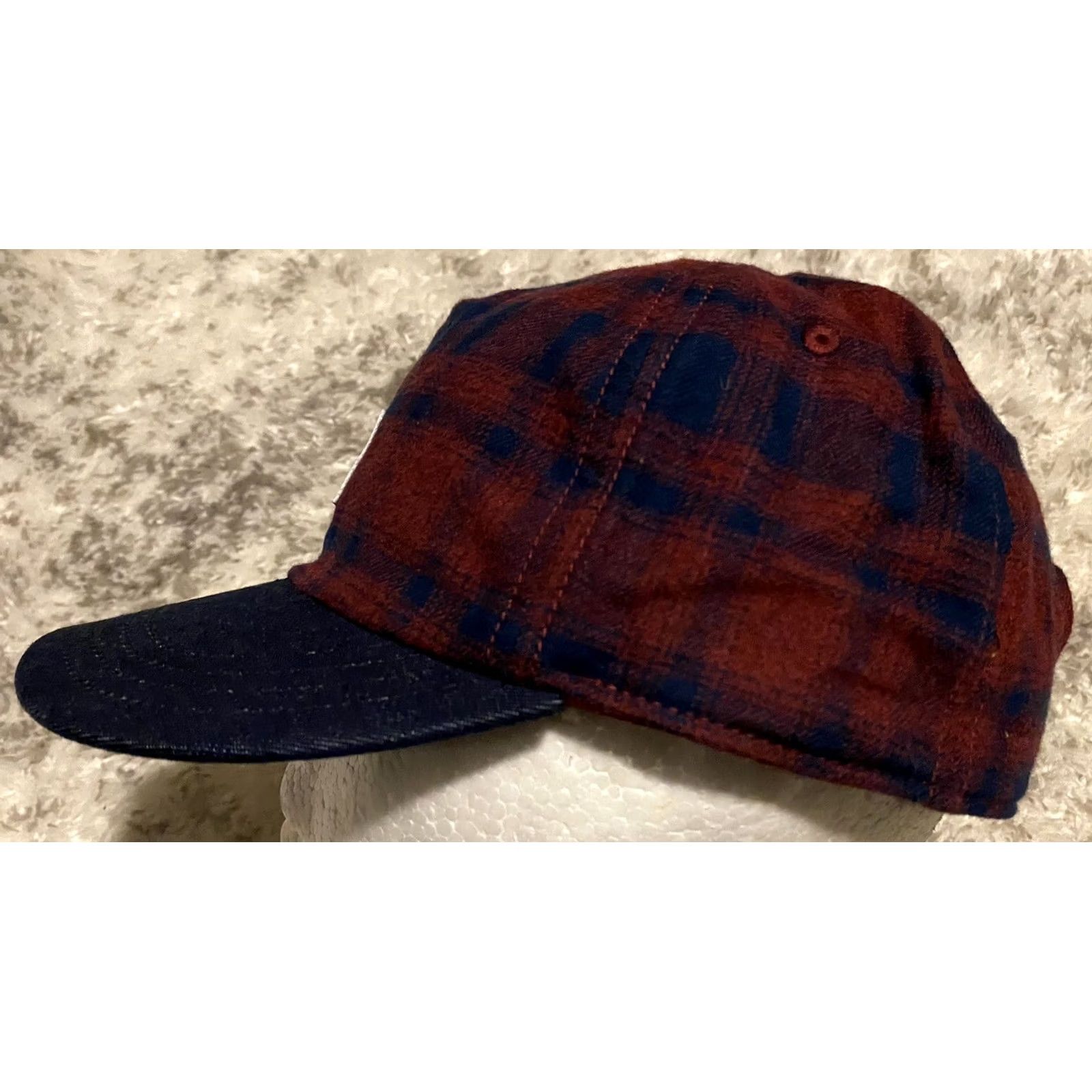 Patagonia Patagonia Hat Cap Snap Back Adjustable Blue Red Plaid Cotton Mens Unisex Adults Cap Snapback Vintage No Size ONE SIZE - 4 Thumbnail