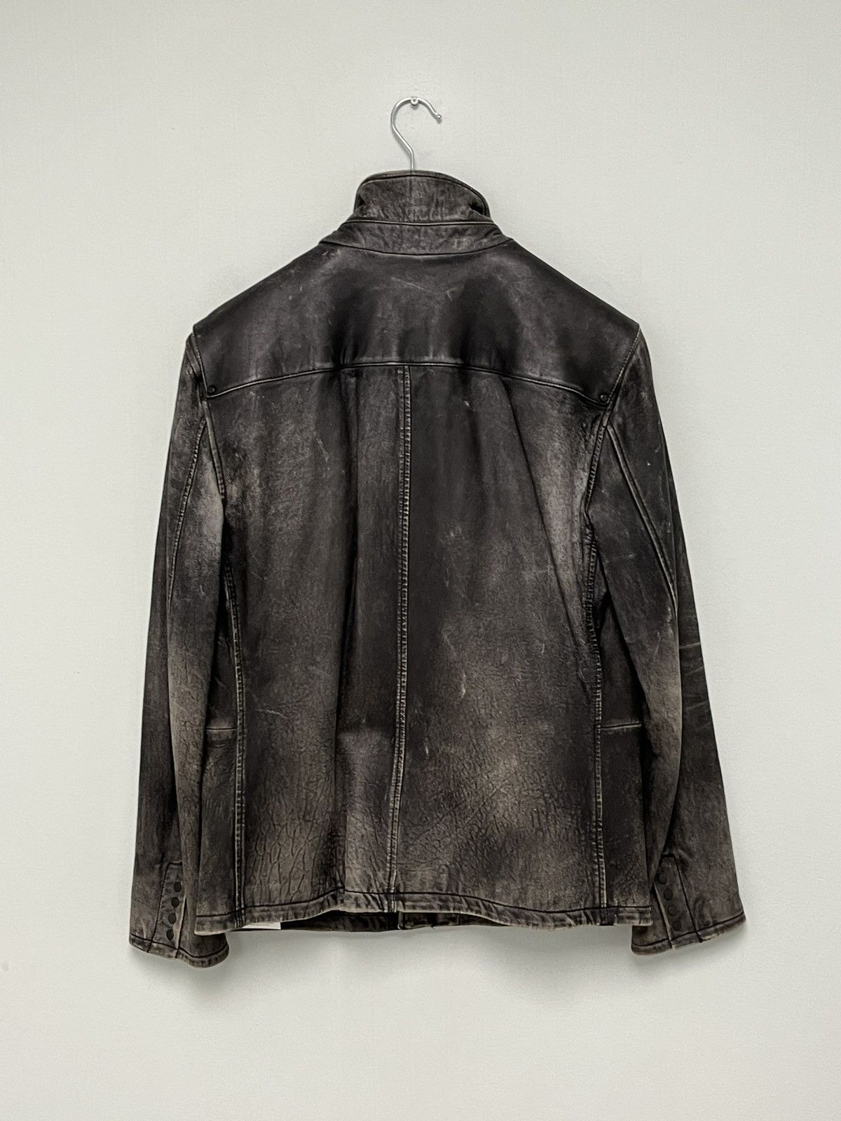 John Varvatos Distressed Moto Jacket size EU 48 USA 38. Size US M / EU 48-50 / 2 - 4 Thumbnail