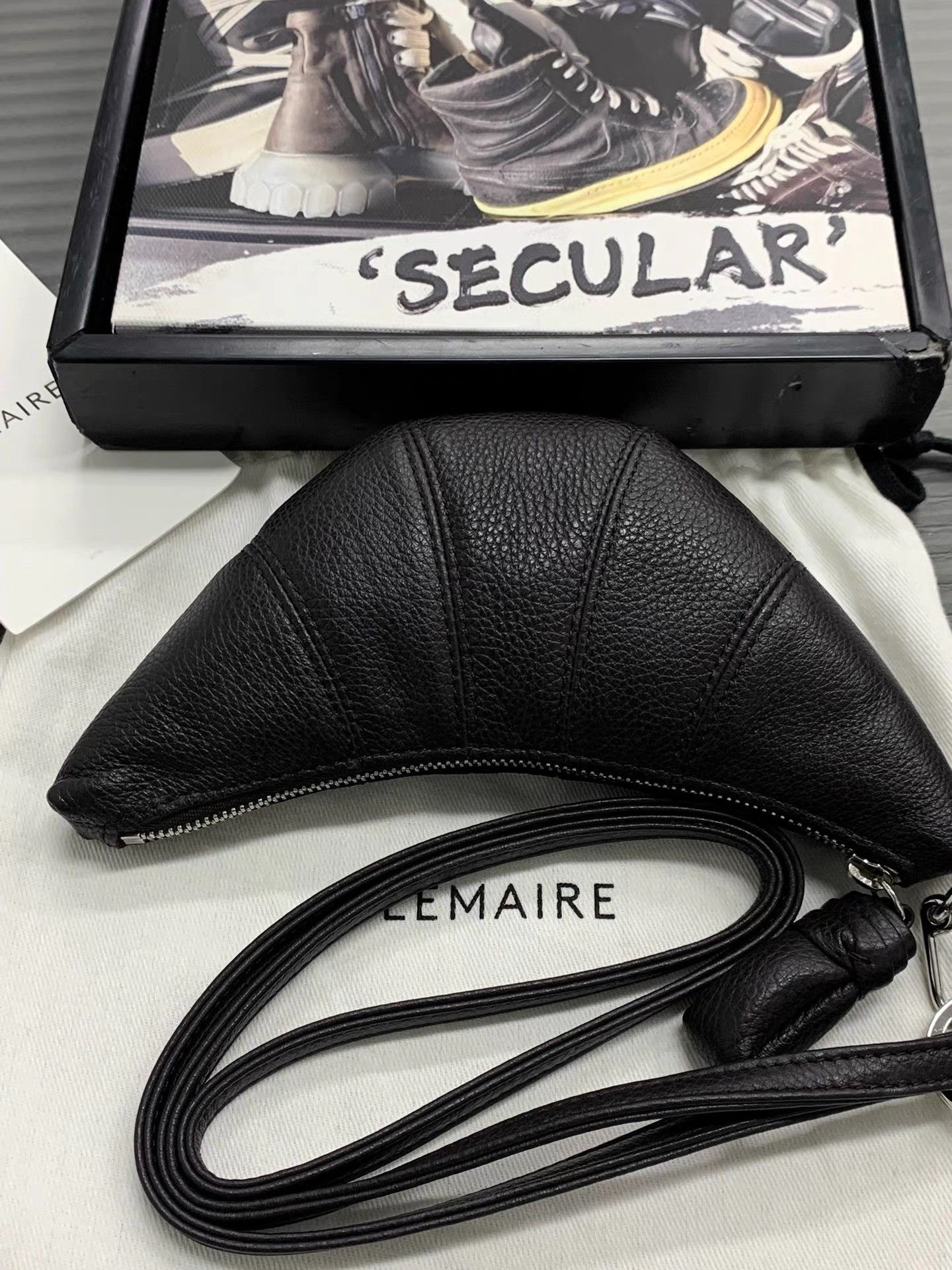 Lemaire Lemaire Leather Coin Purse K34 Size ONE SIZE - 4 Thumbnail