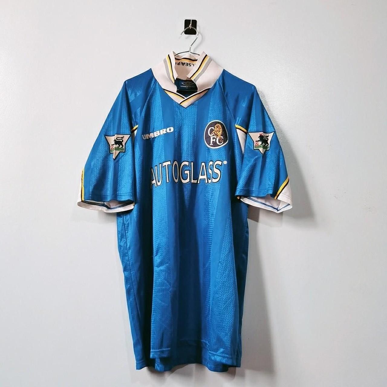 Umbro Match Worn Fc Chelsea 1997 1998 1999 Home shirt jersey Size US XL / EU 56 / 4 - 2 Thumbnail