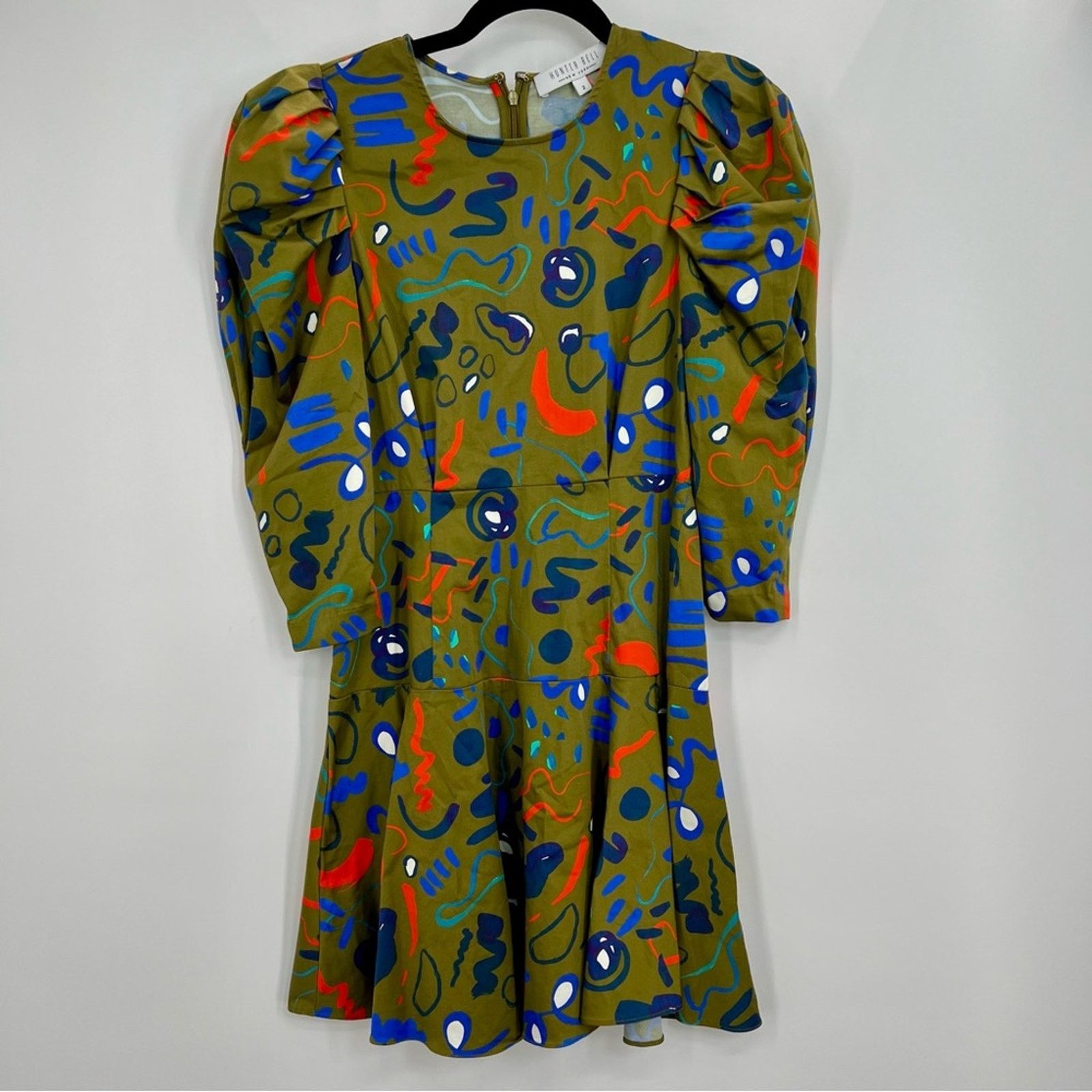 Hunter Bell Hunter Bell Madeline Dress Mini Floral Poplin Tie Waist 2 Size XS / US 0-2 / IT 36-38 - 3 Thumbnail