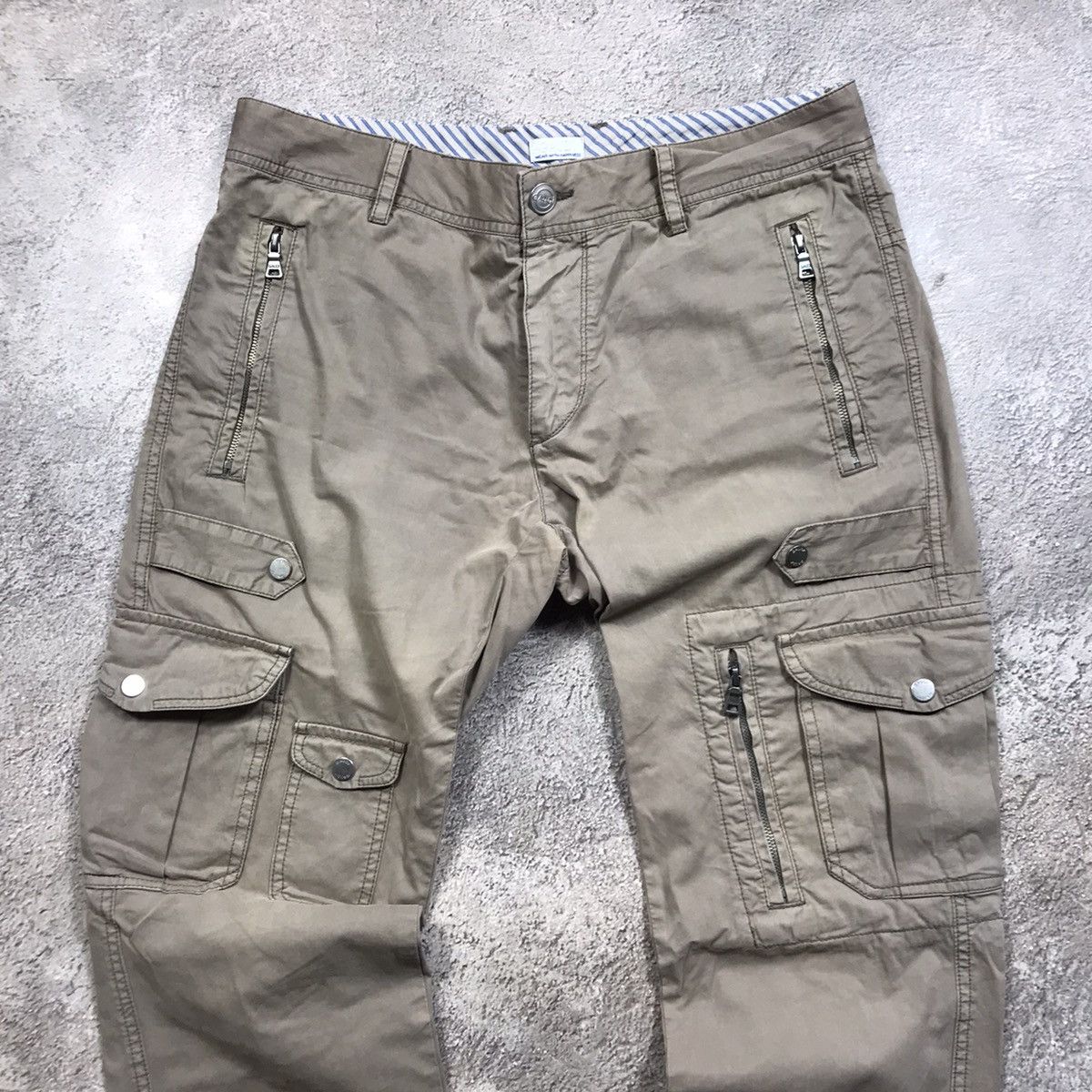 Vintage Vintage 90s Baggy Cargo Pants Parachute Flared Streetwear 34 Size US 34 / EU 50 - 5 Thumbnail
