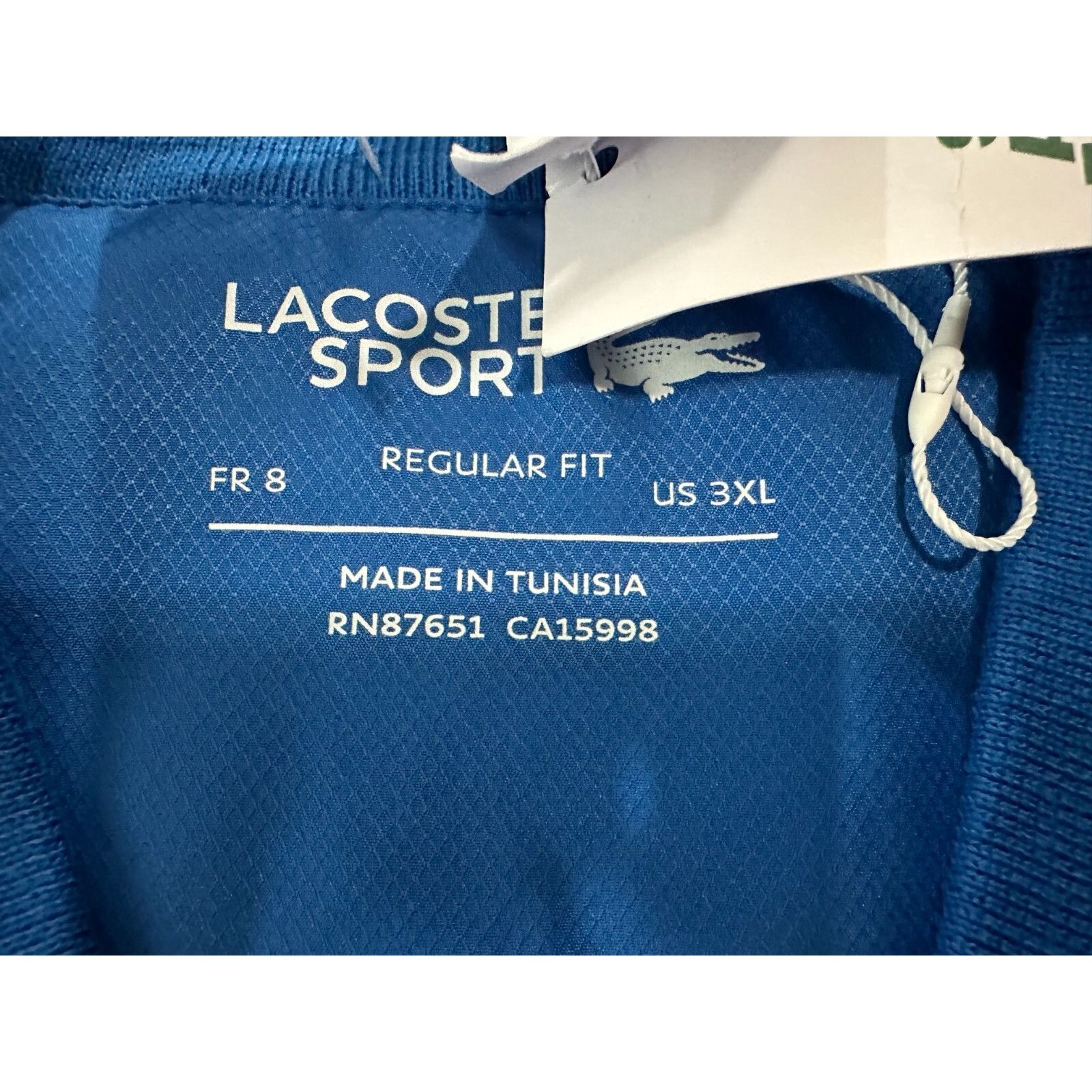 Lacoste Lacoste Sport Zip Up Jacket Logo Color Blue orange Size 3XL Size US XXL / EU 58 / 5 - 3 Thumbnail
