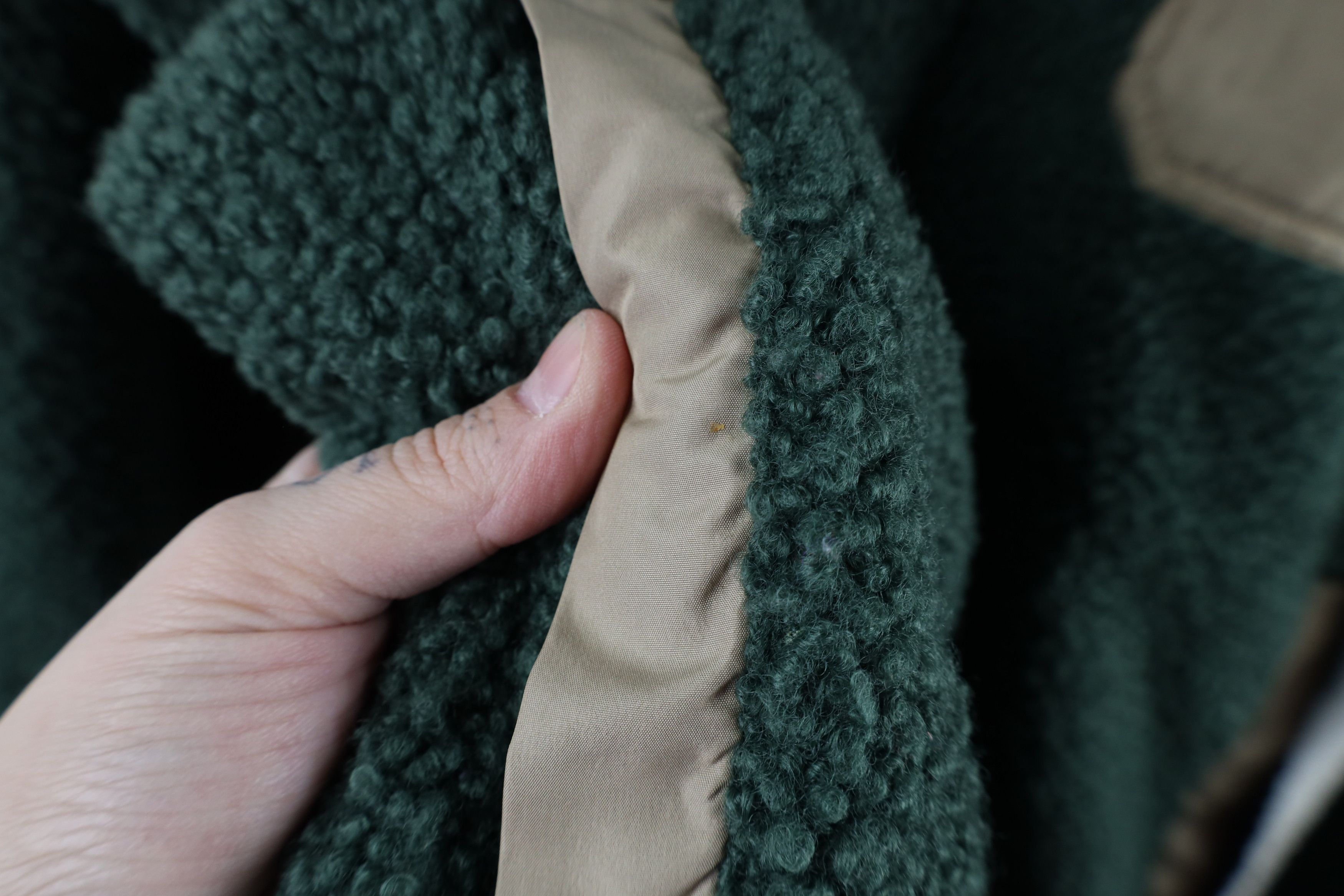 Lands' End × Vintage Vintage Lands End Fleece Elbow Patch Snap Button Sweater Size US M / EU 48-50 / 2 - 6 Thumbnail