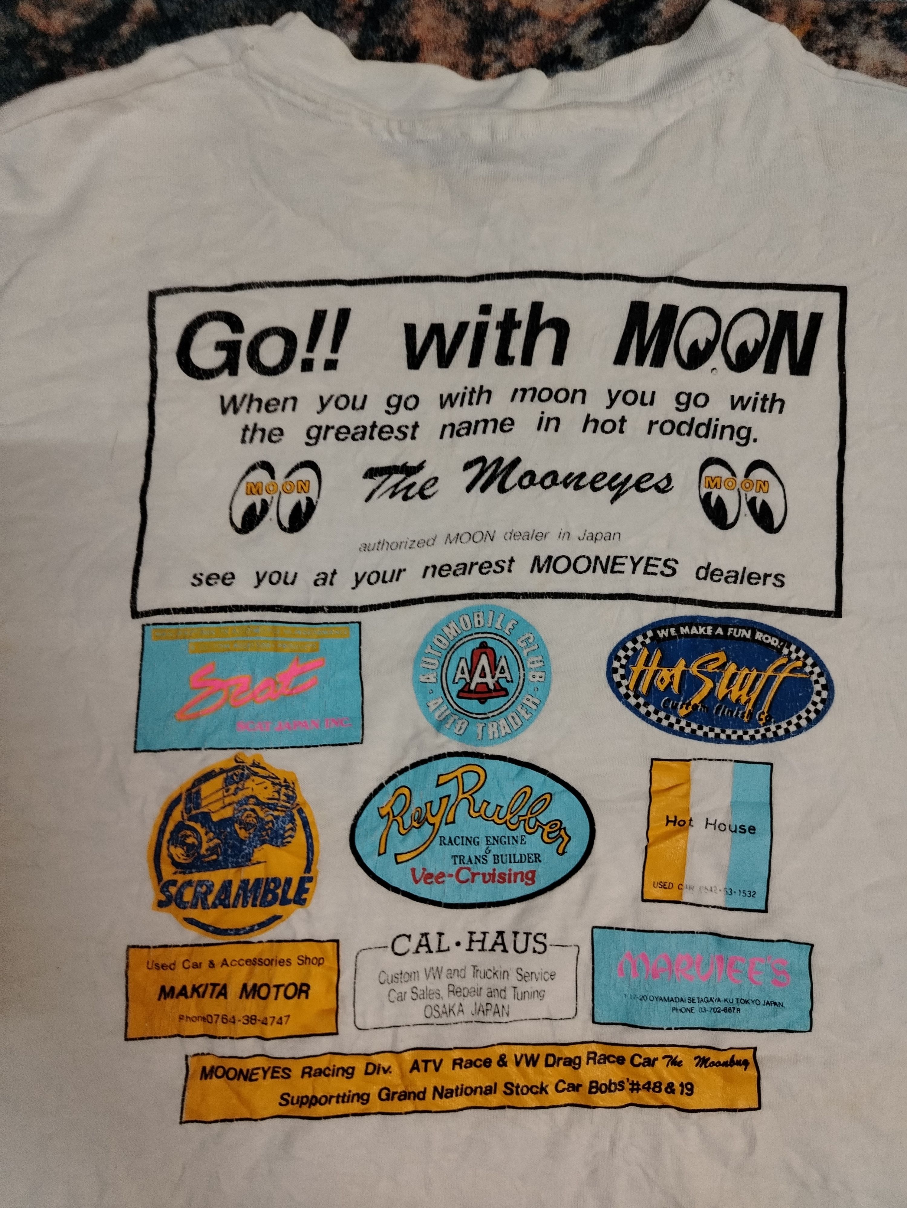 Hanes Vintage 90s MOONEYES Tag Hanes Beefy Size US L / EU 52-54 / 3 - 5 Thumbnail