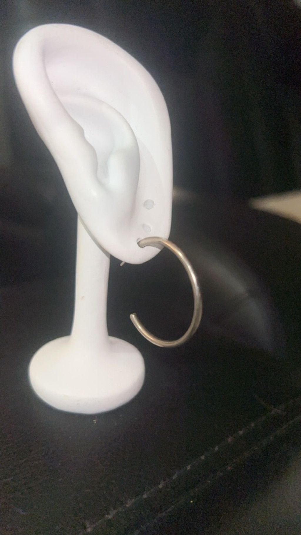 The Unbranded Brand Women's Unbranded Silver Tone Hoop Earrings One Size Size ONE SIZE - 2 Thumbnail