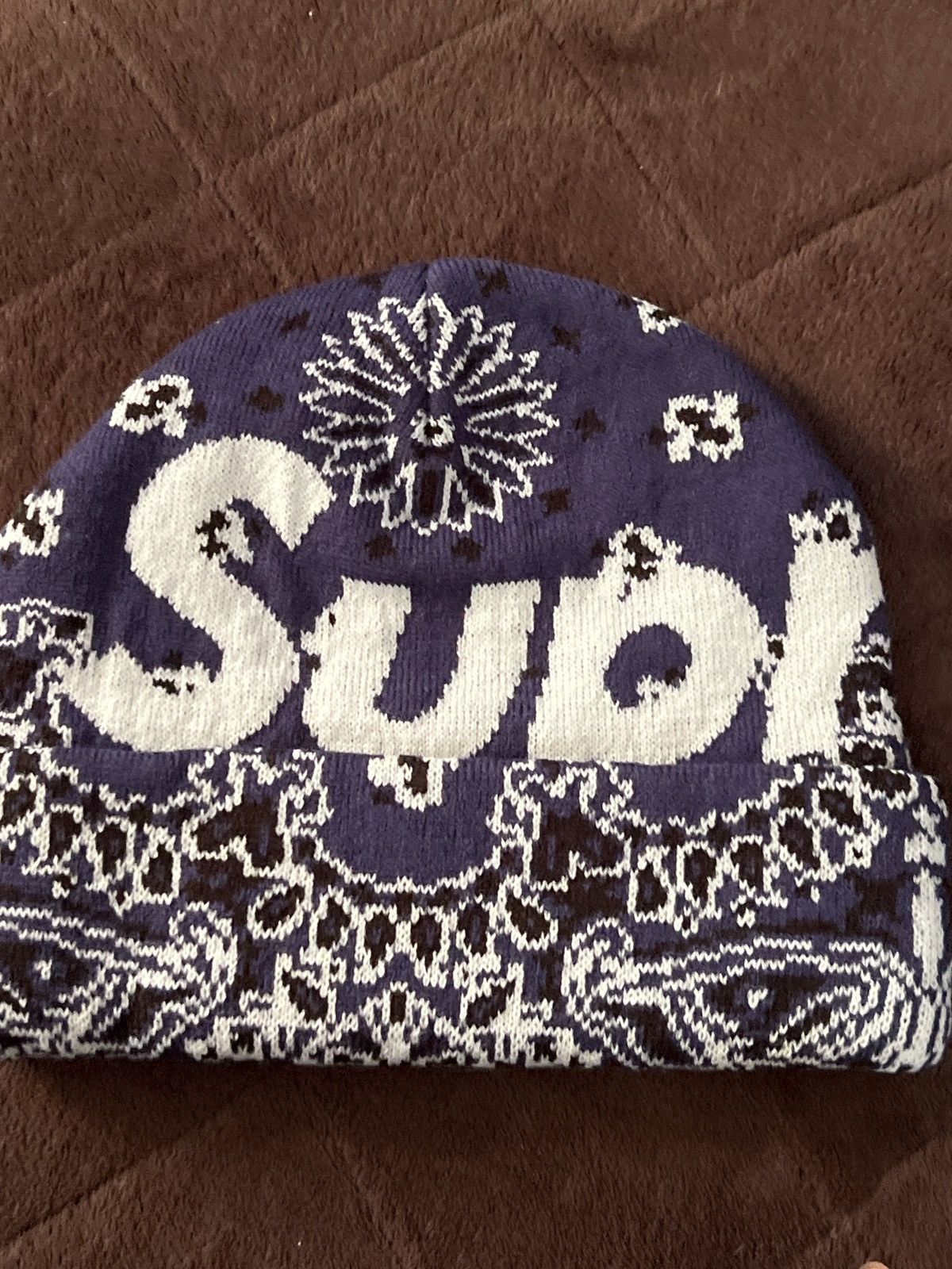 Supreme Supreme bandana blue beanie Size ONE SIZE - 1 Thumbnail