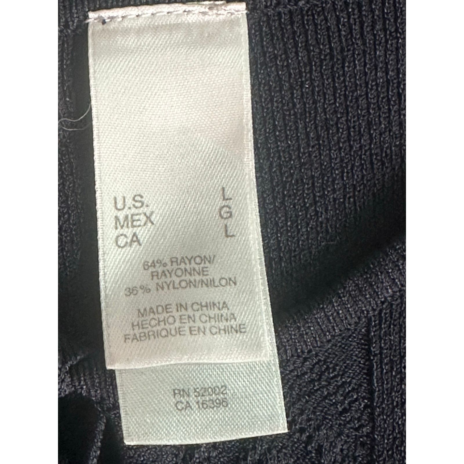 Liz Claiborne Liz Claiborne navy 3/4 sleeves knit sweater size Large Size L / US 10 / IT 46 - 4 Thumbnail