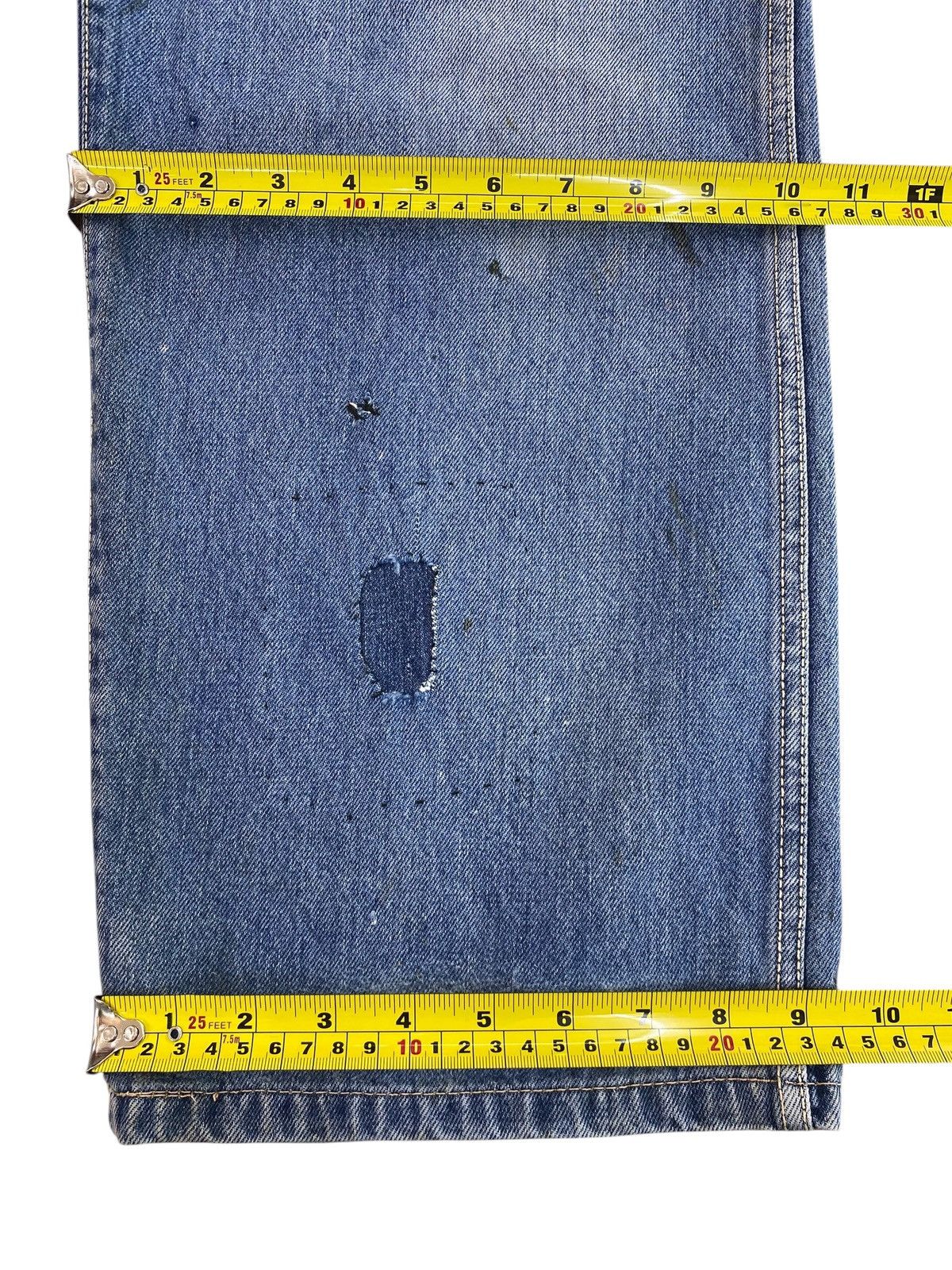 Japanese Brand Japanese Brand Faded Wide Leg Jeans with Dr. Slump Patch Size US 31 - 6 Thumbnail