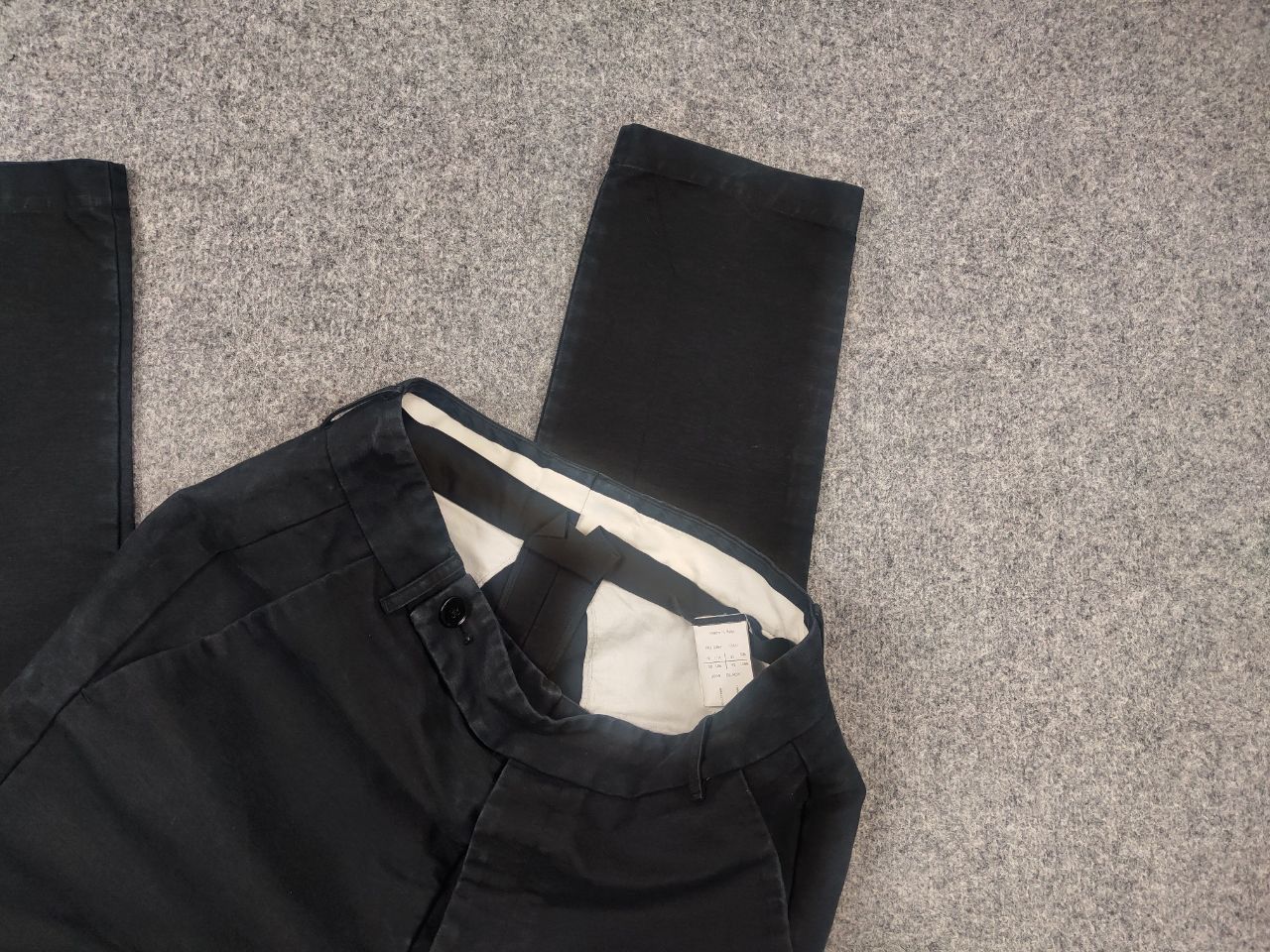 Rick Owens Rick Owens drop crotch Black Canvas Button up trousers Pants Size US 32 / EU 48 - 15 Thumbnail