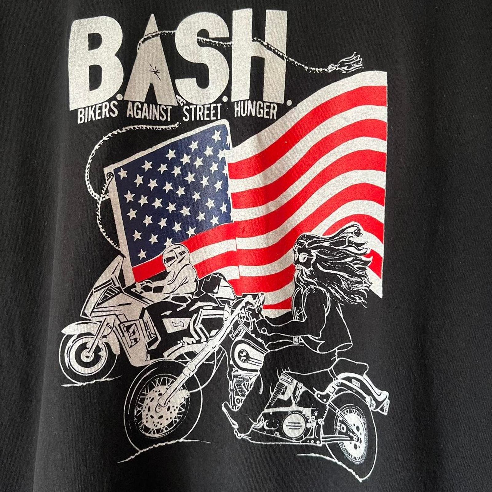 Vintage Vtg 90s Single Stitch Biker Tee | Motorcycle Graphic | XLT Size US XL / EU 56 / 4 - 3 Thumbnail