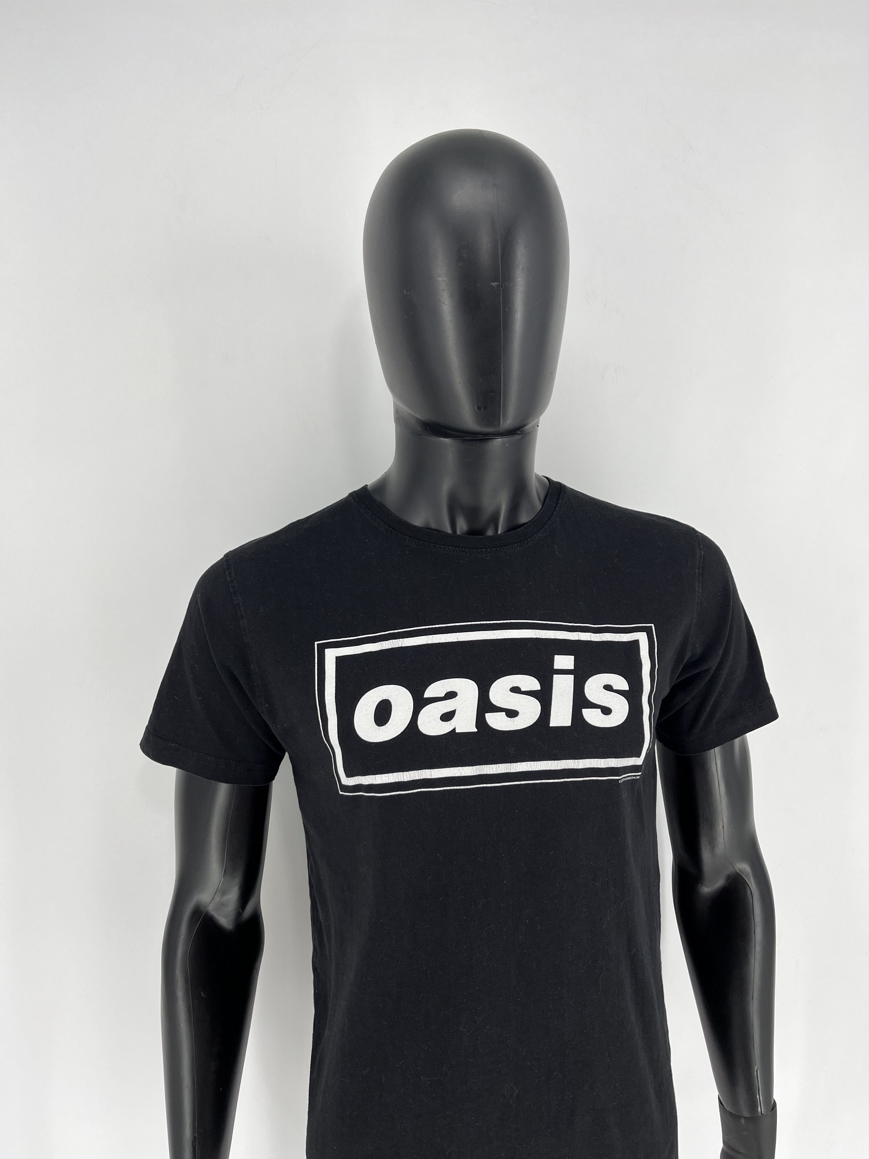 Band Tees × Vintage Vintage Oasis Y2K Box Logo Sky White T Shirt Size US S / EU 44-46 / 1 - 3 Thumbnail