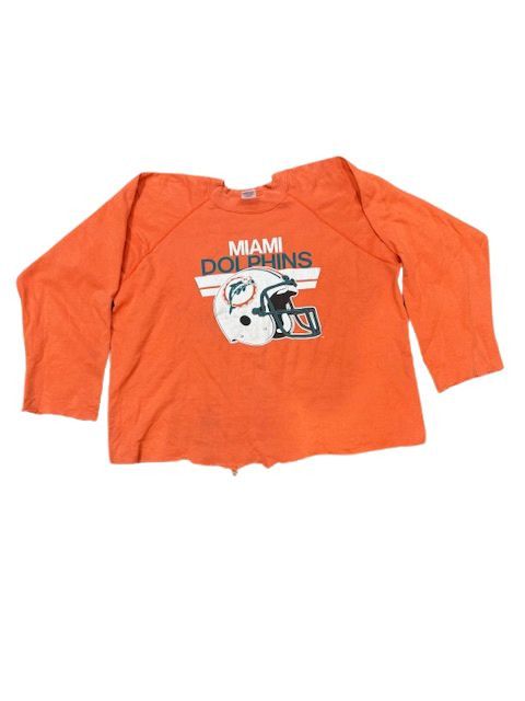 Vintage Miami Dolphins Totally Thrashed Orange Sweatshirt Size US XL / EU 56 / 4 - 1 Thumbnail