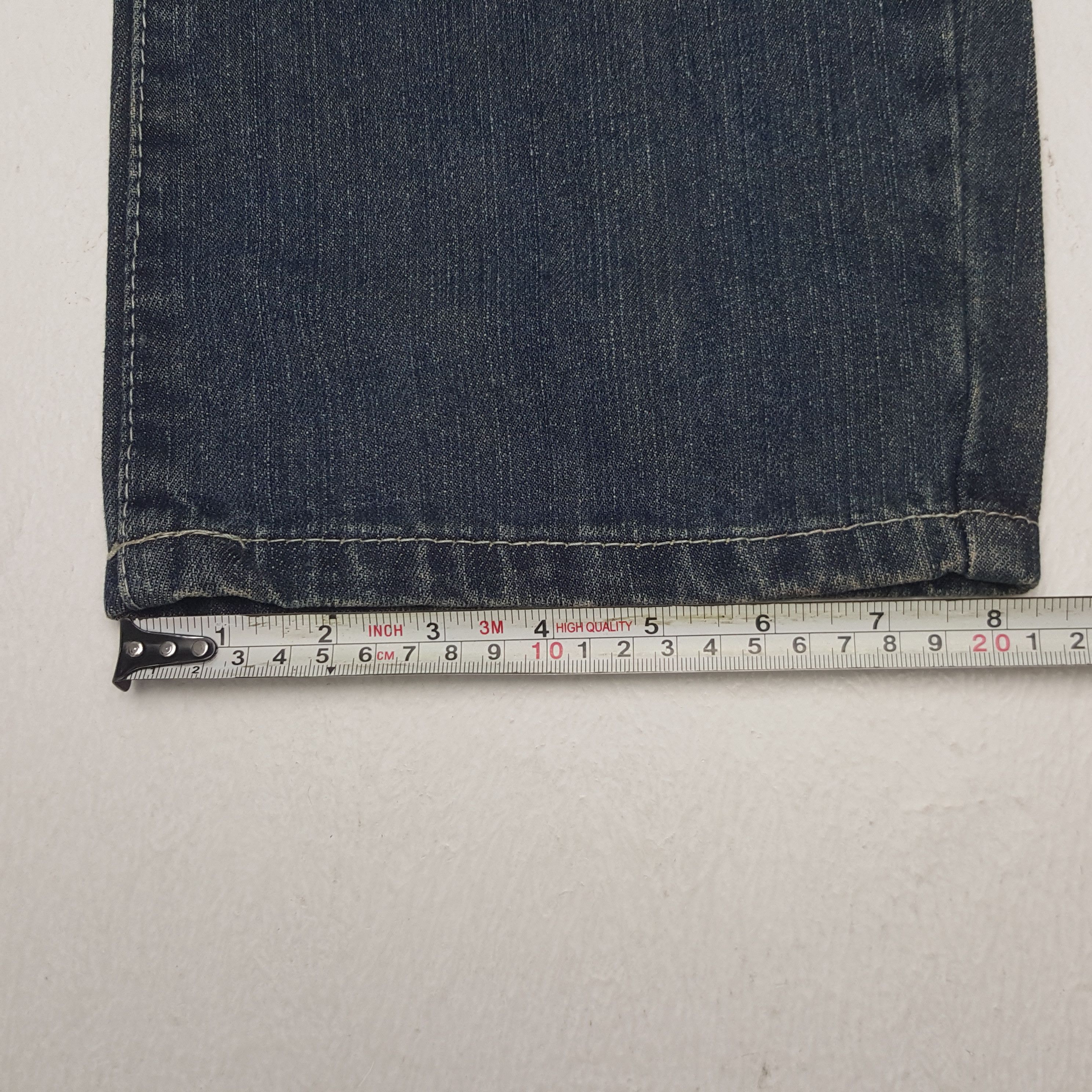 Ed Hardy × Vintage Vintage Ed Hardy Custom Logo Spell Out Denim Jeans Size US 30 / EU 46 - 11 Thumbnail