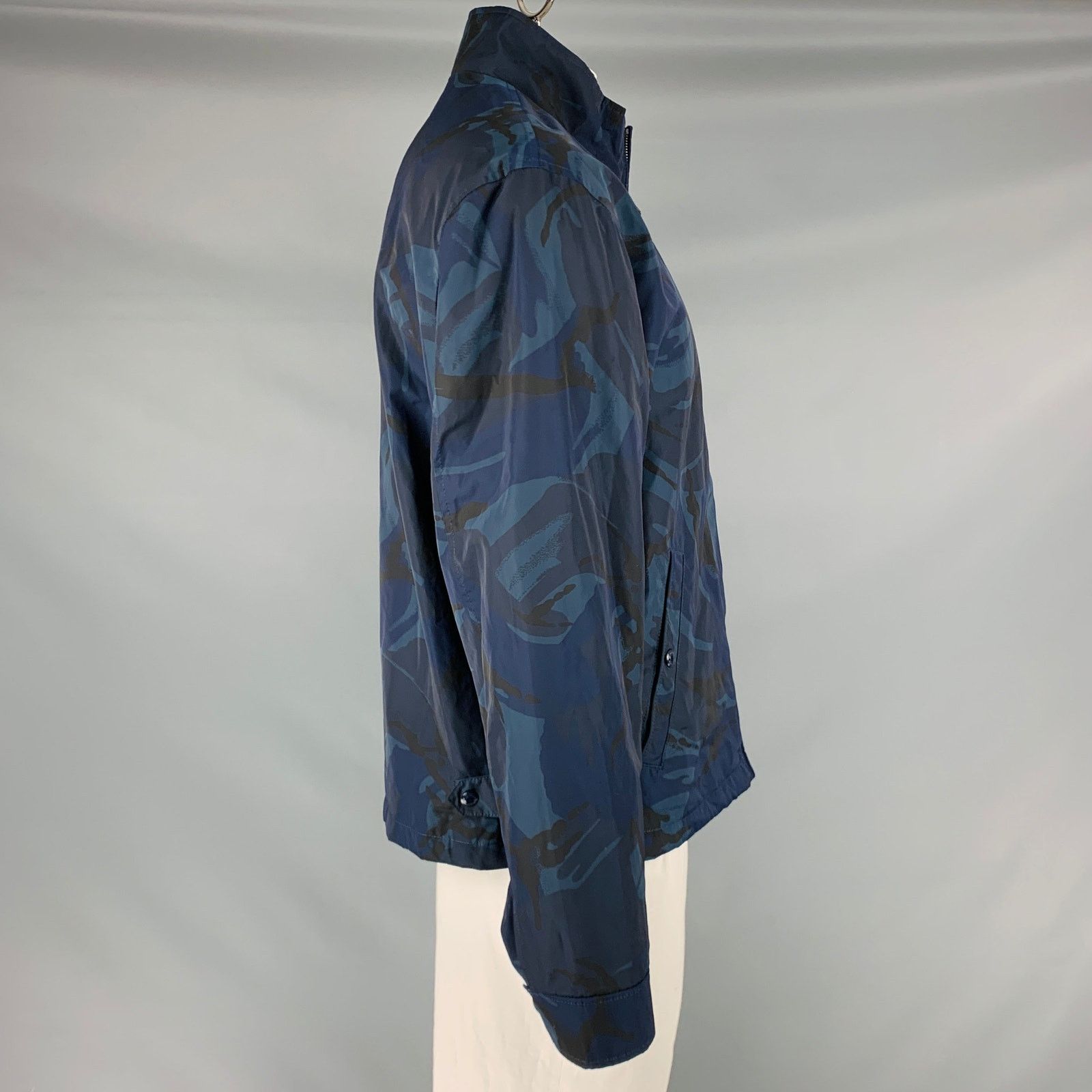 Ralph Lauren RALPH LAUREN Size XL Navy Blue Camo Polyester Zip Up Jacket Size US XL / EU 56 / 4 - 2 Thumbnail