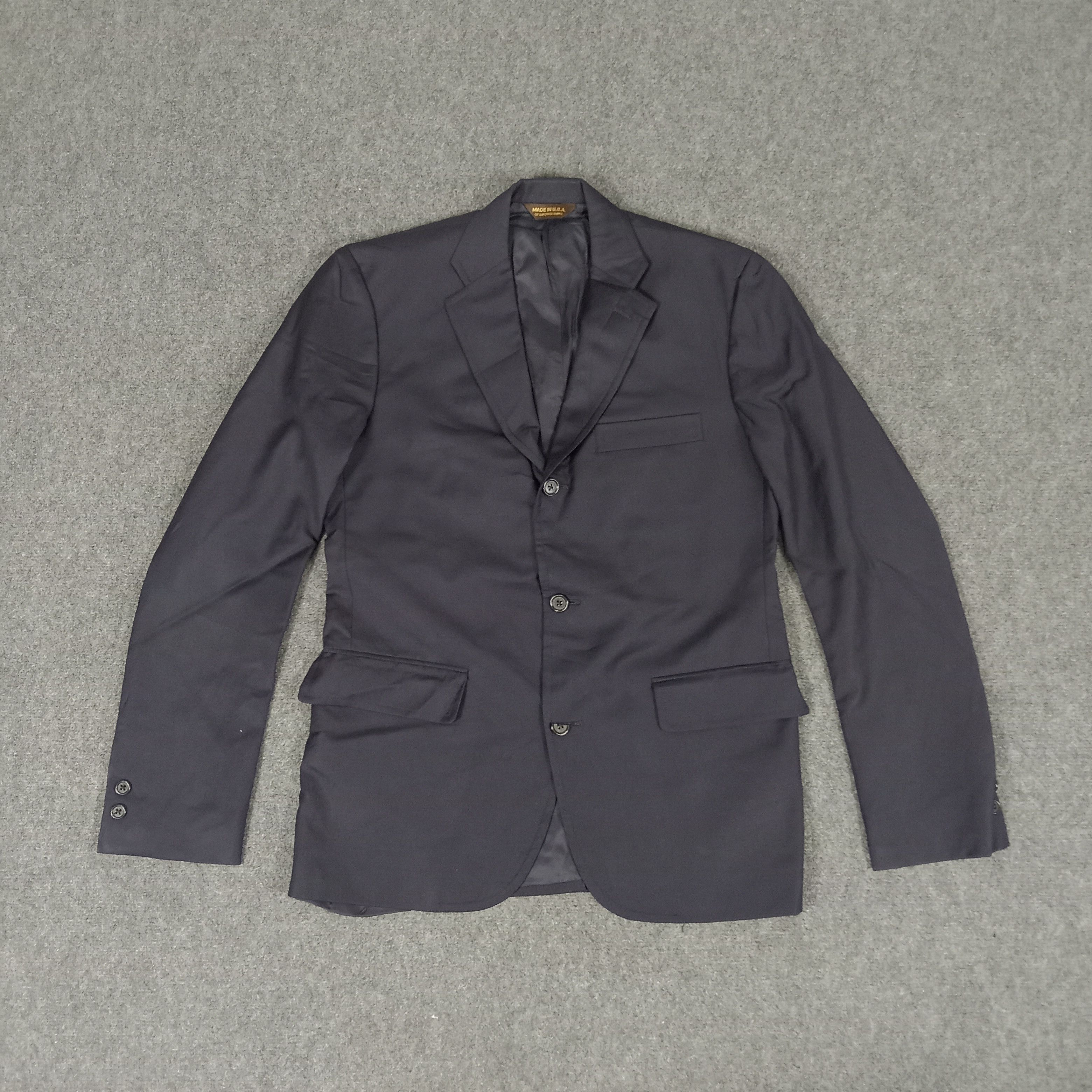 Comme des Garcons × Southwick × Vintage Comme des Garcons Homme Japanese Designer Blazer Size 38S - 1 Thumbnail