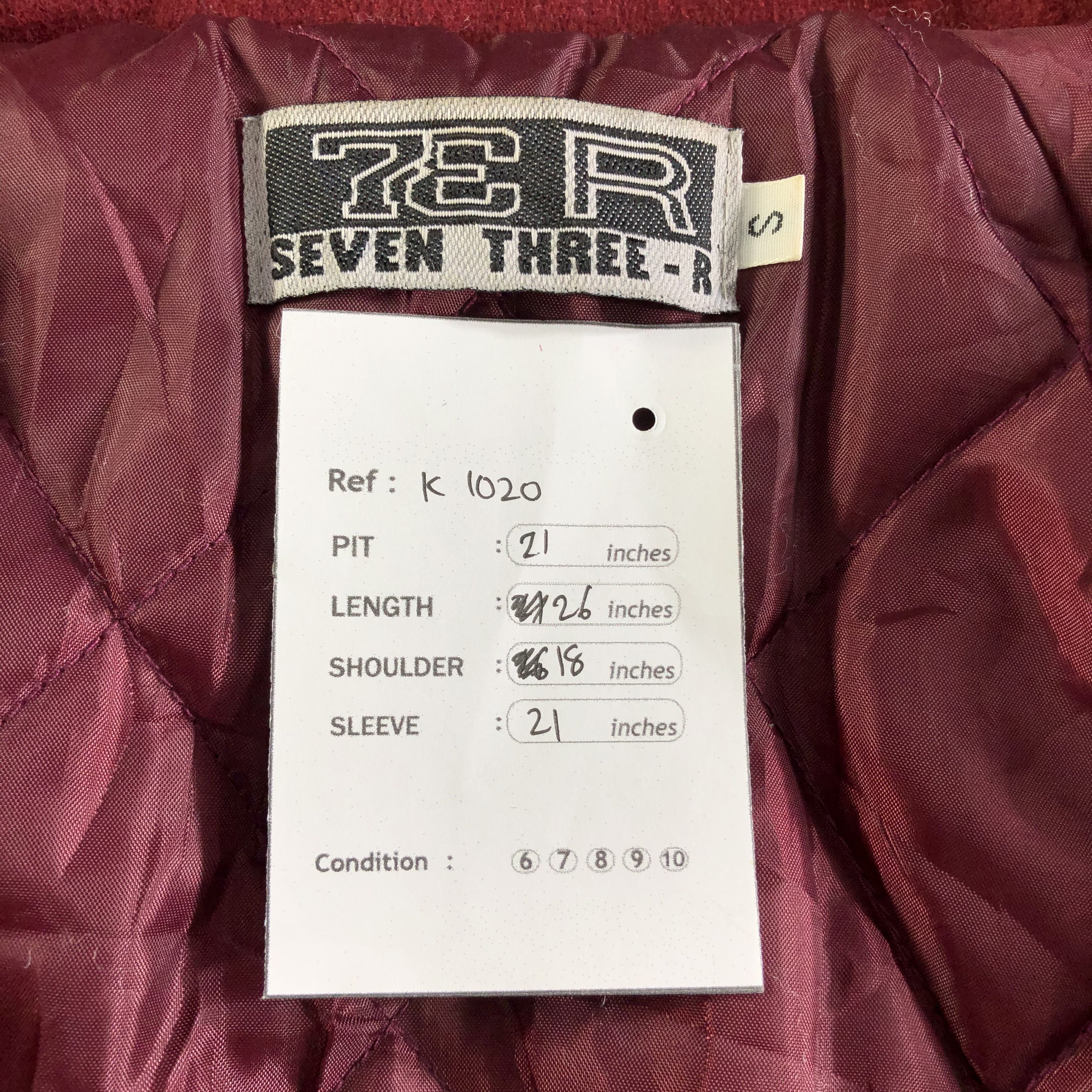Japanese Brand Vintage Seven Three-R Varsity Jacket Size US S / EU 44-46 / 1 - 9 Thumbnail