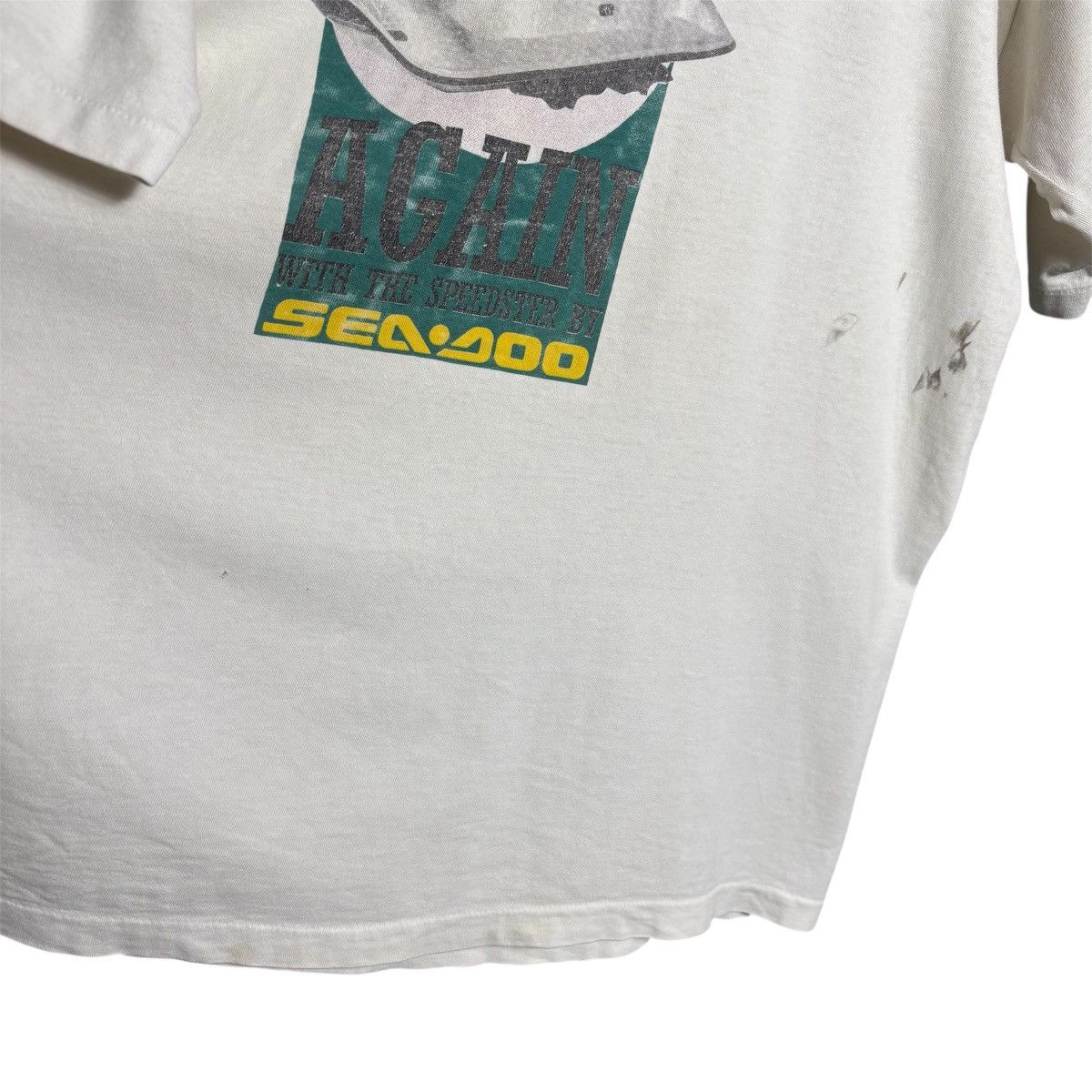 Vintage Vintage 90s Speedster Jet Ski Sea-Doo Graphic T-Shirt / Surf Size US XL / EU 56 / 4 - 11 Thumbnail