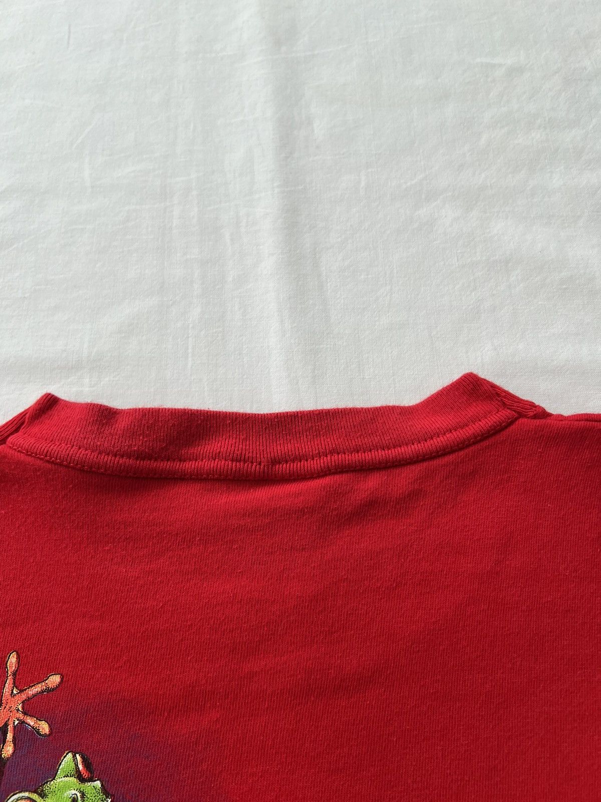 Vintage Vintage 1991 Harlequin Frog Ken Drewke Nature Red T-shirt Size US XL / EU 56 / 4 - 12 Thumbnail