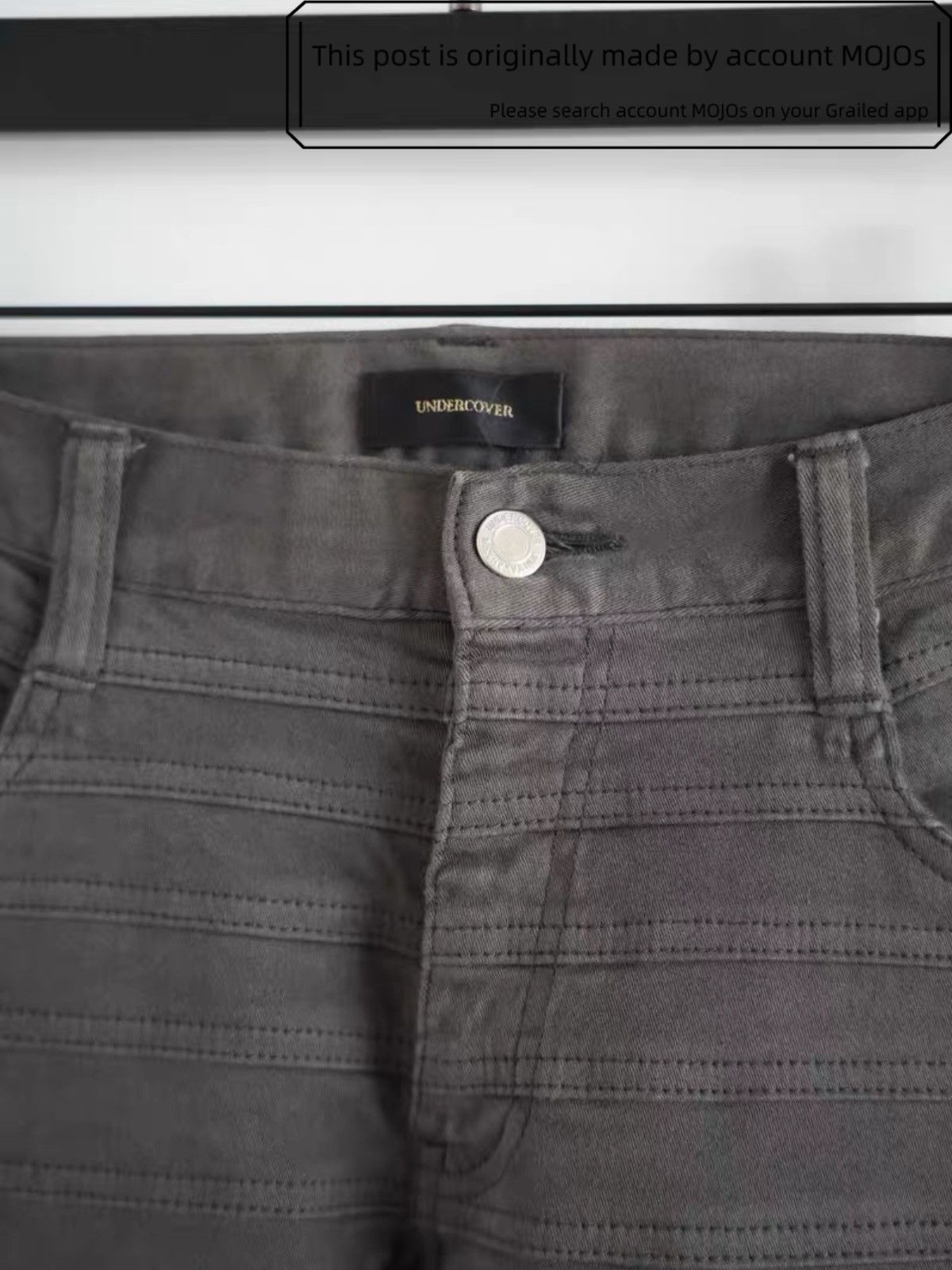 Undercover Sz 4 Undercover 15SS Patches Television Gray Denim mojos1410 Size US 32 / EU 48 - 5 Thumbnail