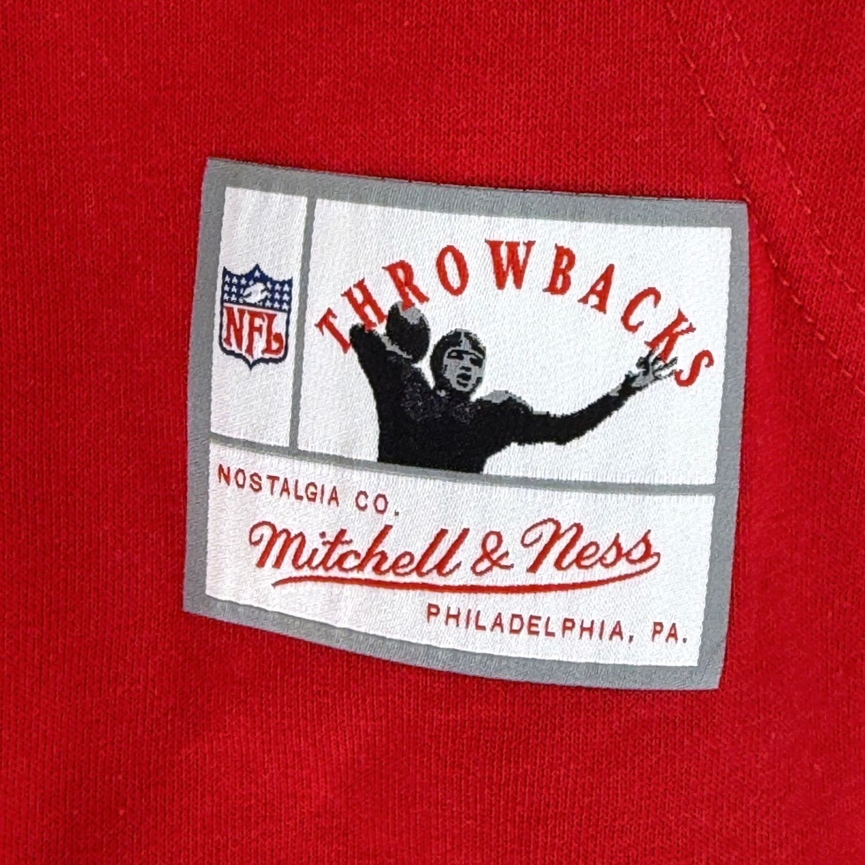Mitchell & Ness Mitchell & Ness San Francisco 49ers Hoodie Mens XL Red NFL Throwbacks Graphic Print Size US XL / EU 56 / 4 - 3 Thumbnail