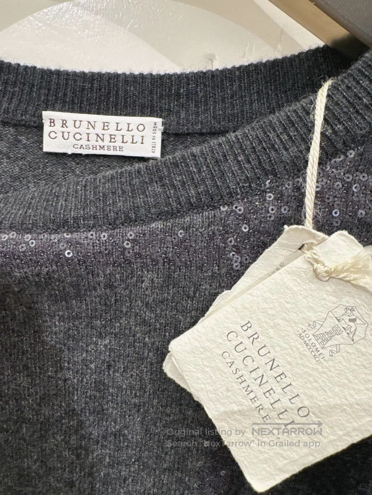 Brunello Cucinelli Brunello Cucinelli Sequin Sweater. Size US M / EU 48-50 / 2 - 3 Thumbnail