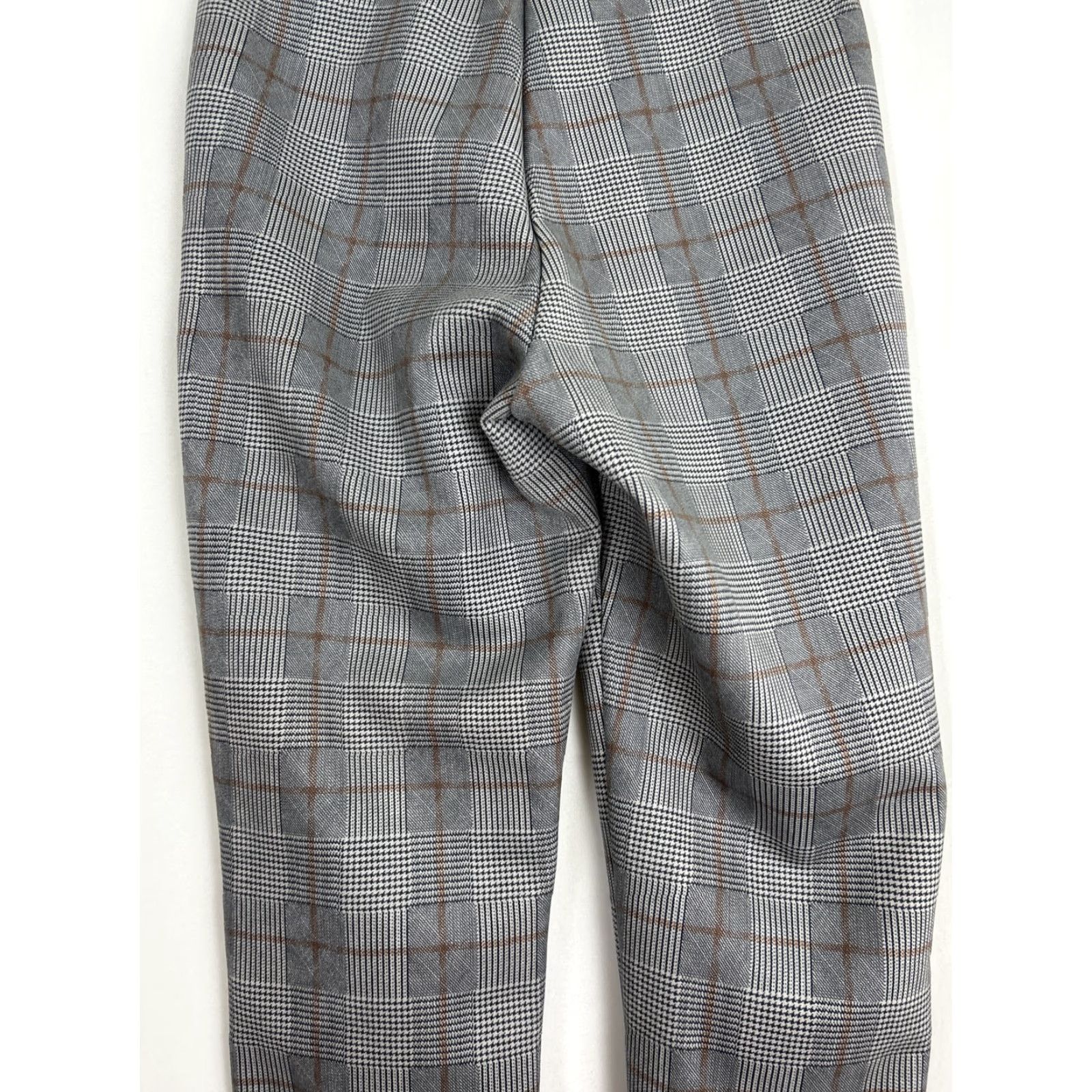 Zara Zara Pants Women S Gray Plaid Tartan Checkered Elastic High Stretch Trouser Style Dress Pants Size 28" / US 6 / IT 42 - 7 Thumbnail